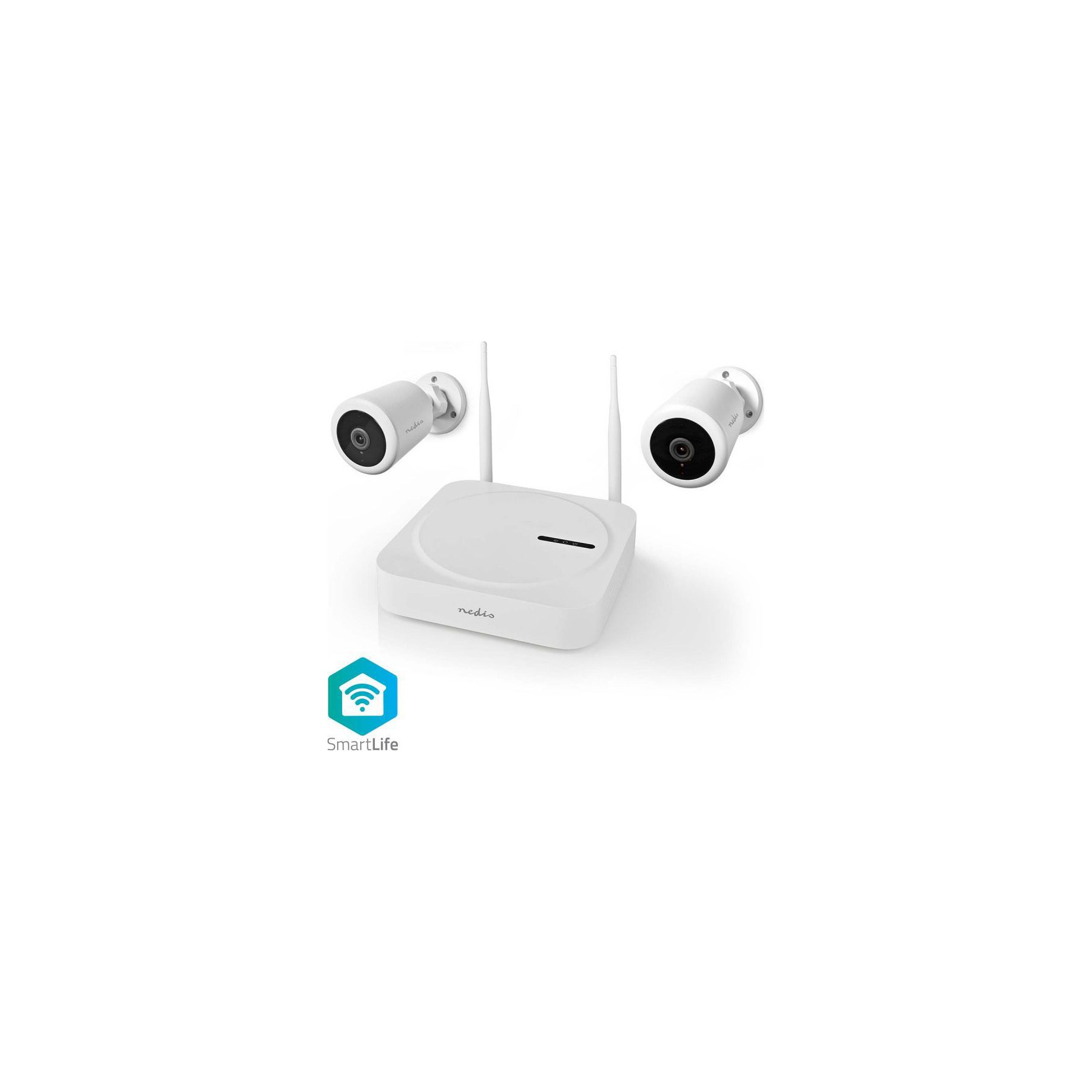 Caméra de surveillance NEDIS Système De Caméra Sans Fil Smartlife Fu