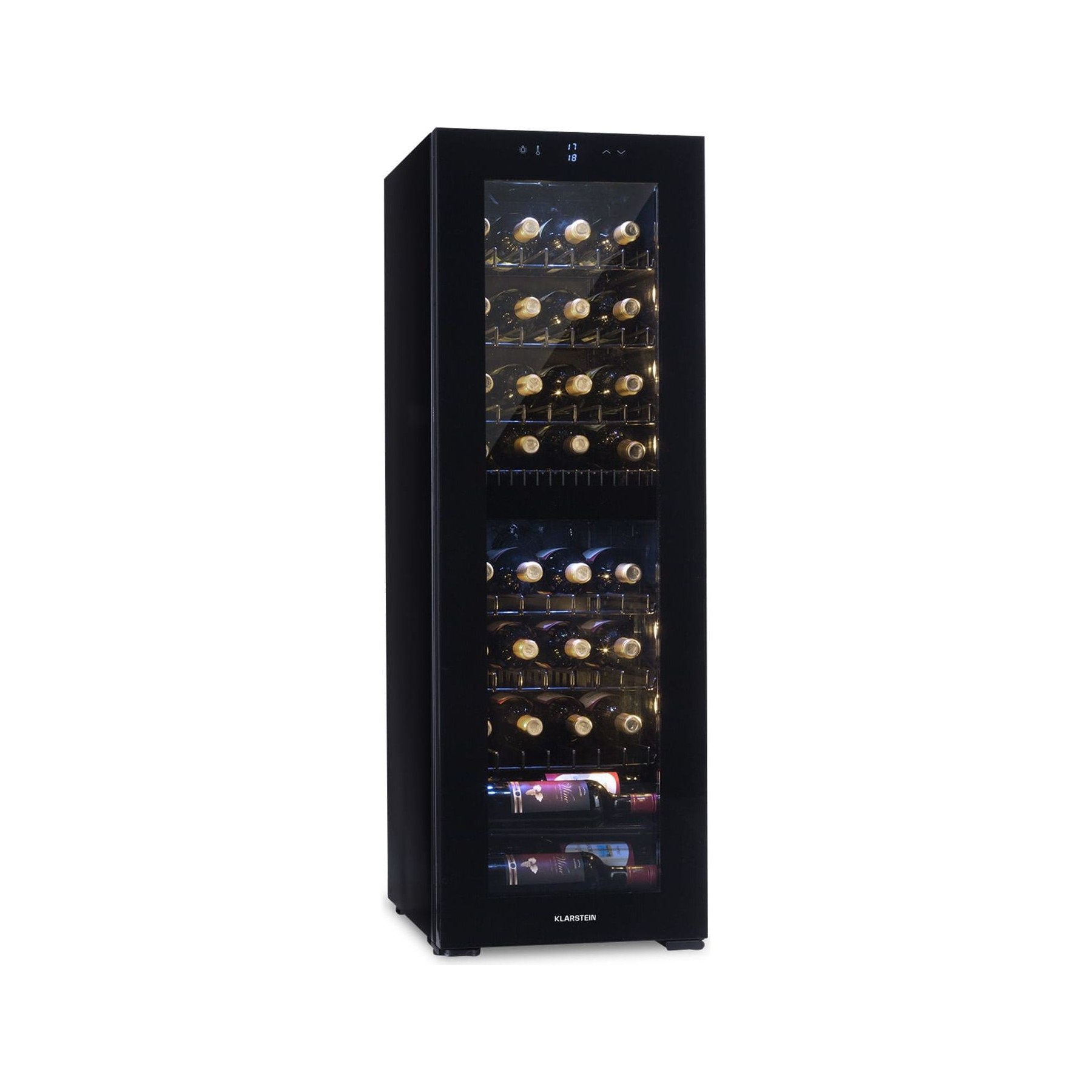 Cave à vin polyvalente KLARSTEIN Klarstein Shiraz 2 zones 105 L 39 bt