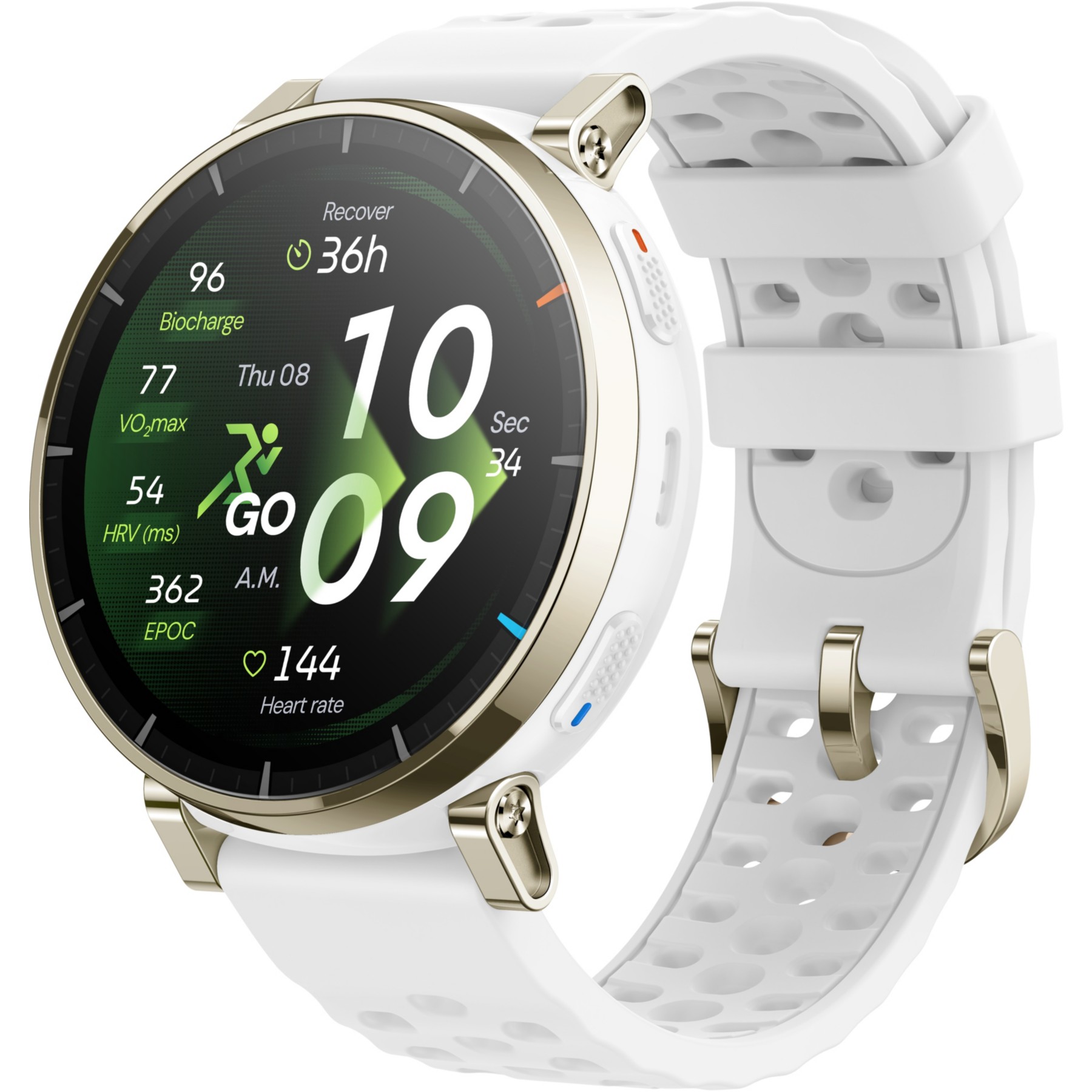 Montre sport AMAZFIT Active 3 Premium  Aero White