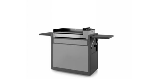 Chariot Plancha FORGE ADOUR CH PAF75NG Acier Noir/Gris