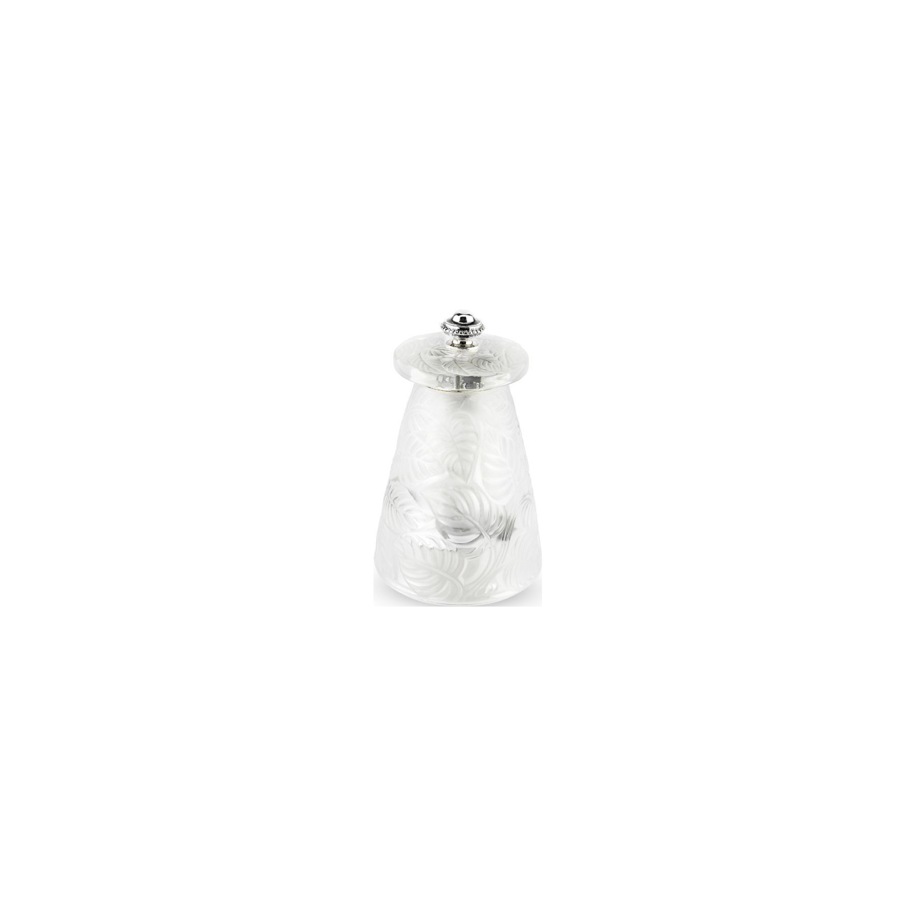 Moulin à sel PEUGEOT Lalique Cristal soufflé Transparent 9cm