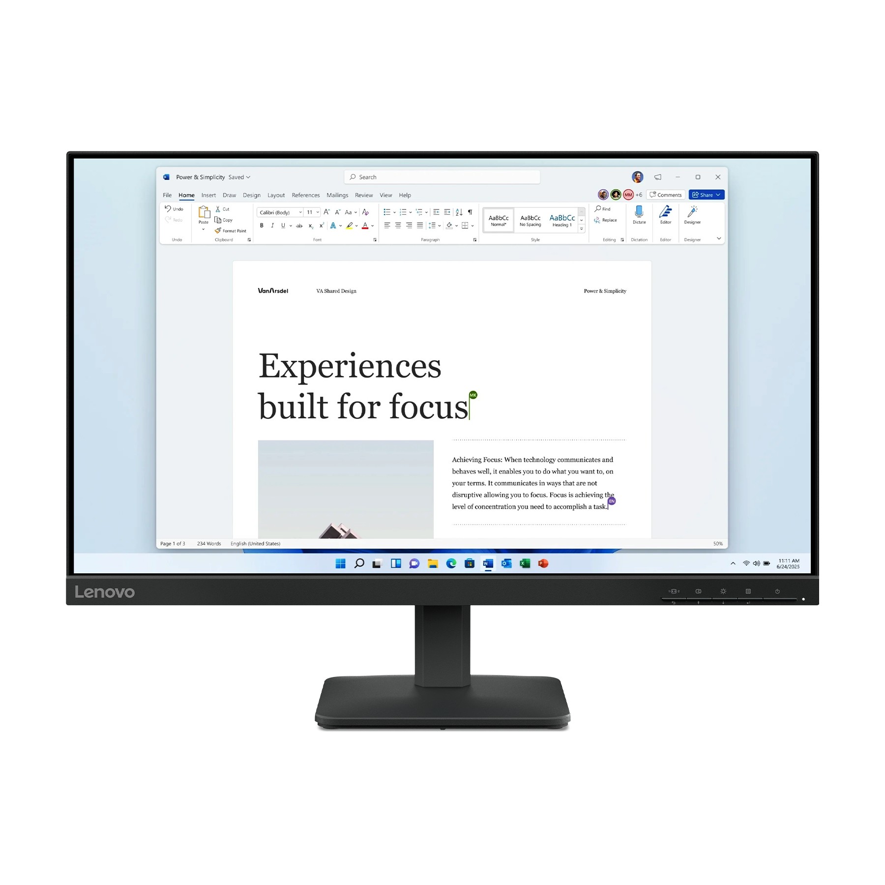 Ecran PC LENOVO L24-4e 24'' IPS