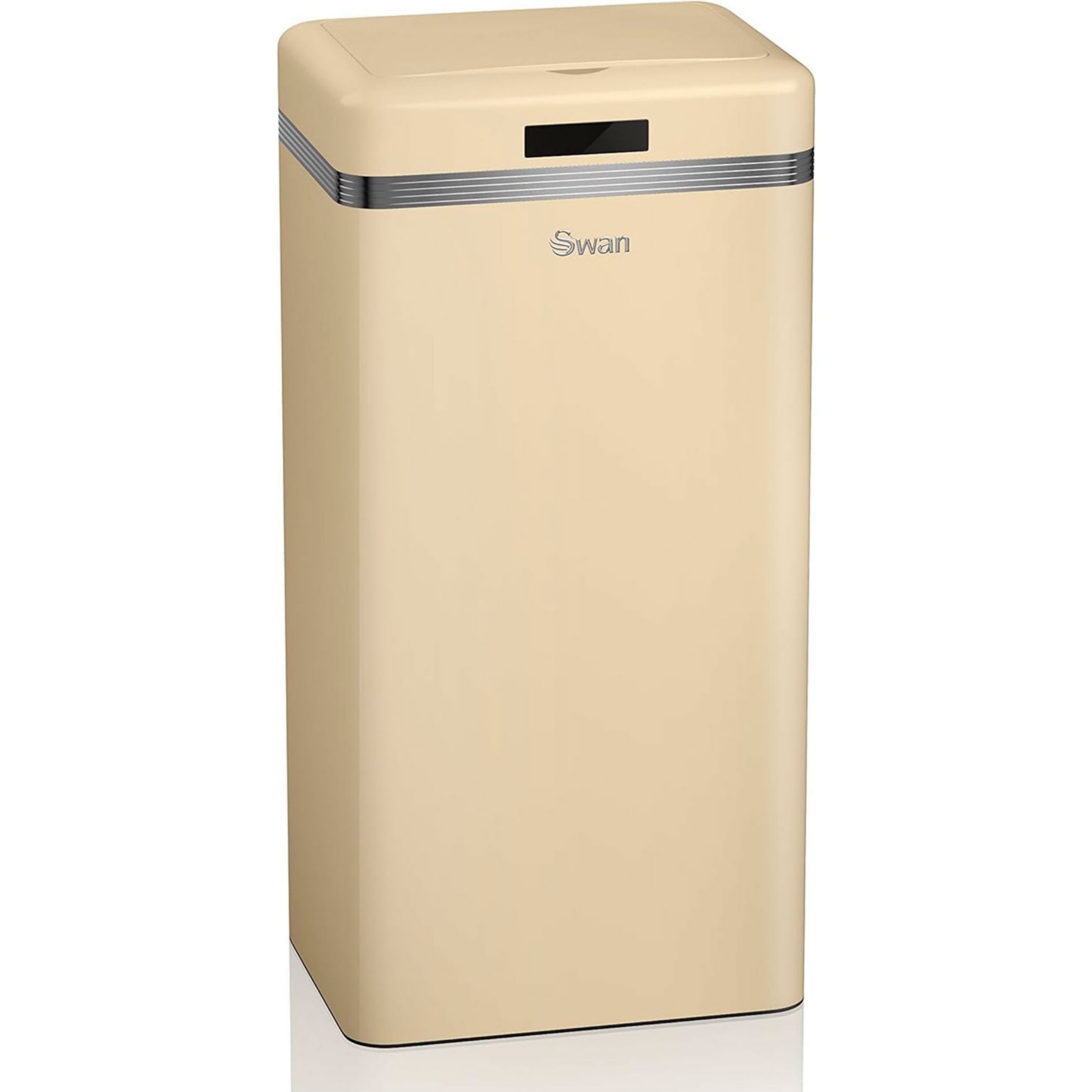 Poubelle de cuisine automatique SWAN SWKA4500CNEU Retro Poubelle, Métal, 45 L