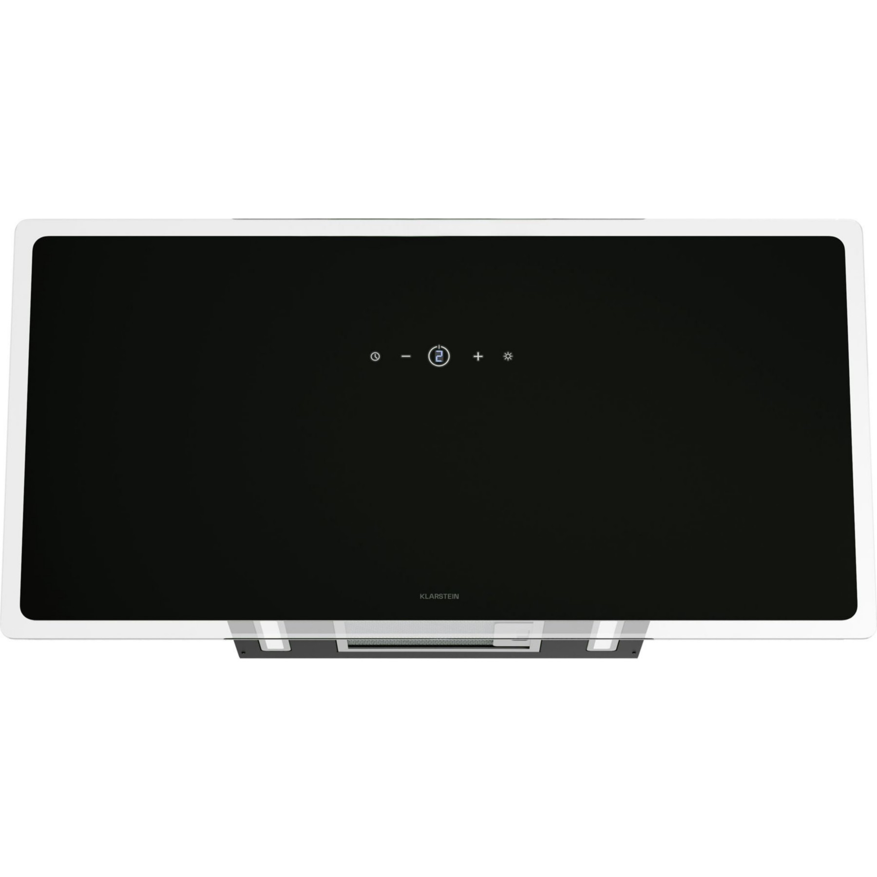 Hotte décorative murale KLARSTEIN AlizeEdge 90cm Plate 487 m³/h A+ noir