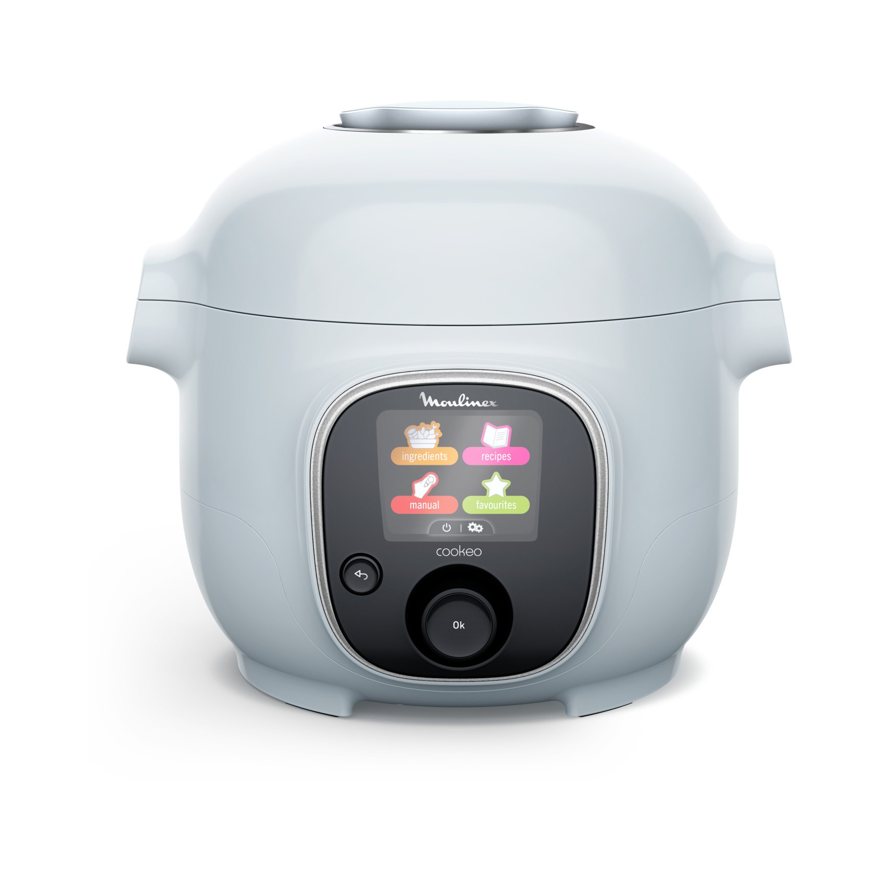 Cookeo MOULINEX Mini Light Blue 150 recettes CE880410