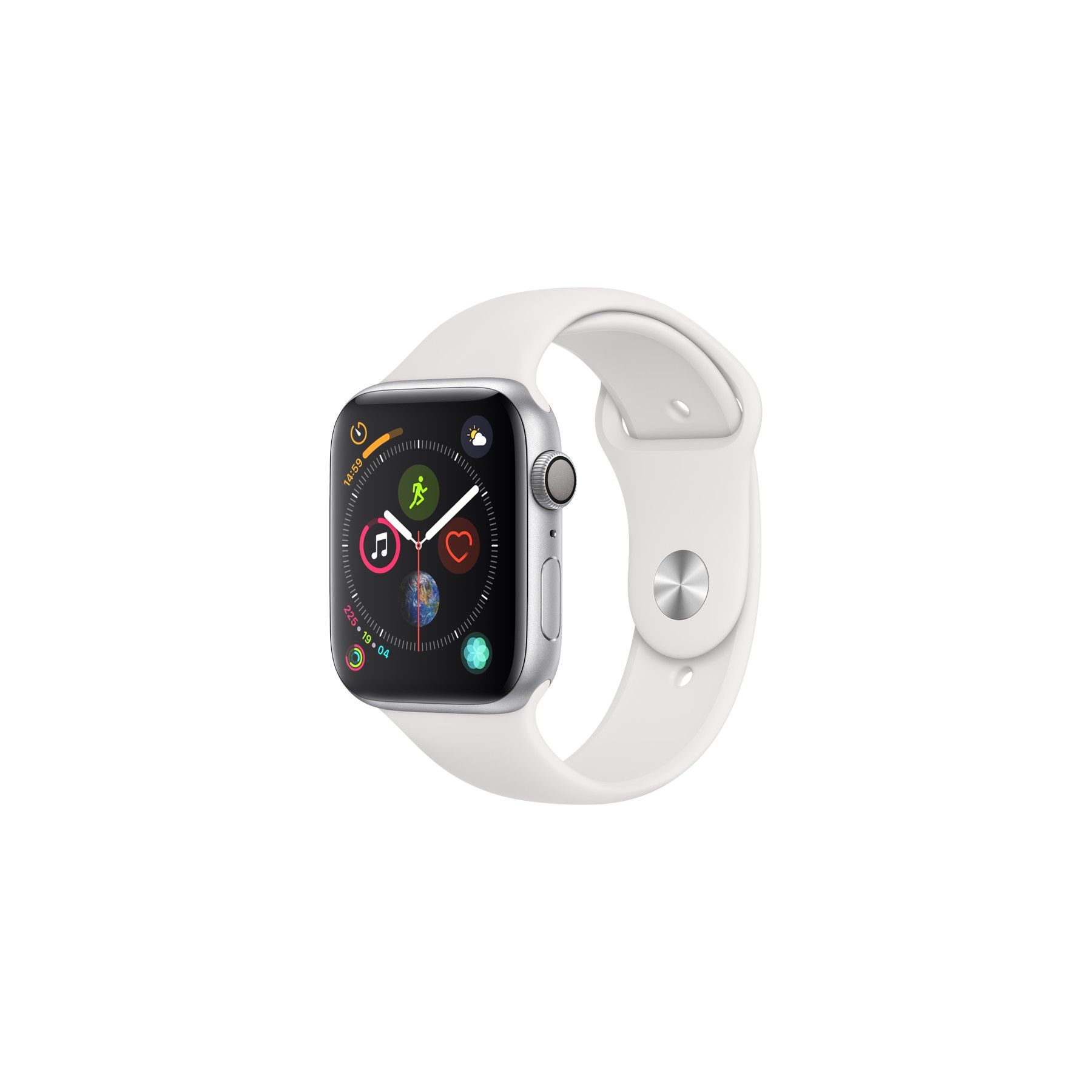 Montre connectée APPLE WATCH 44MM Alu Argent / Blanc Series 4 Reconditionné