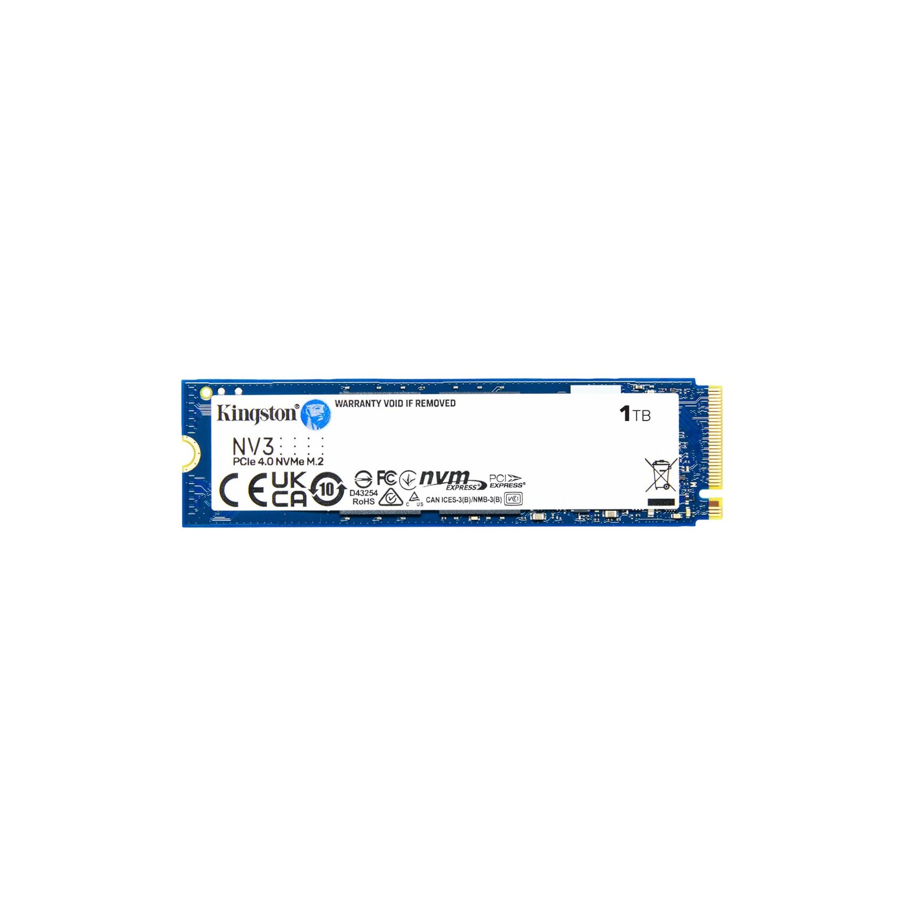 Disque SSD interne KINGSTON 1To NV3 M.2 2280 PCIe 4.0 NVMe