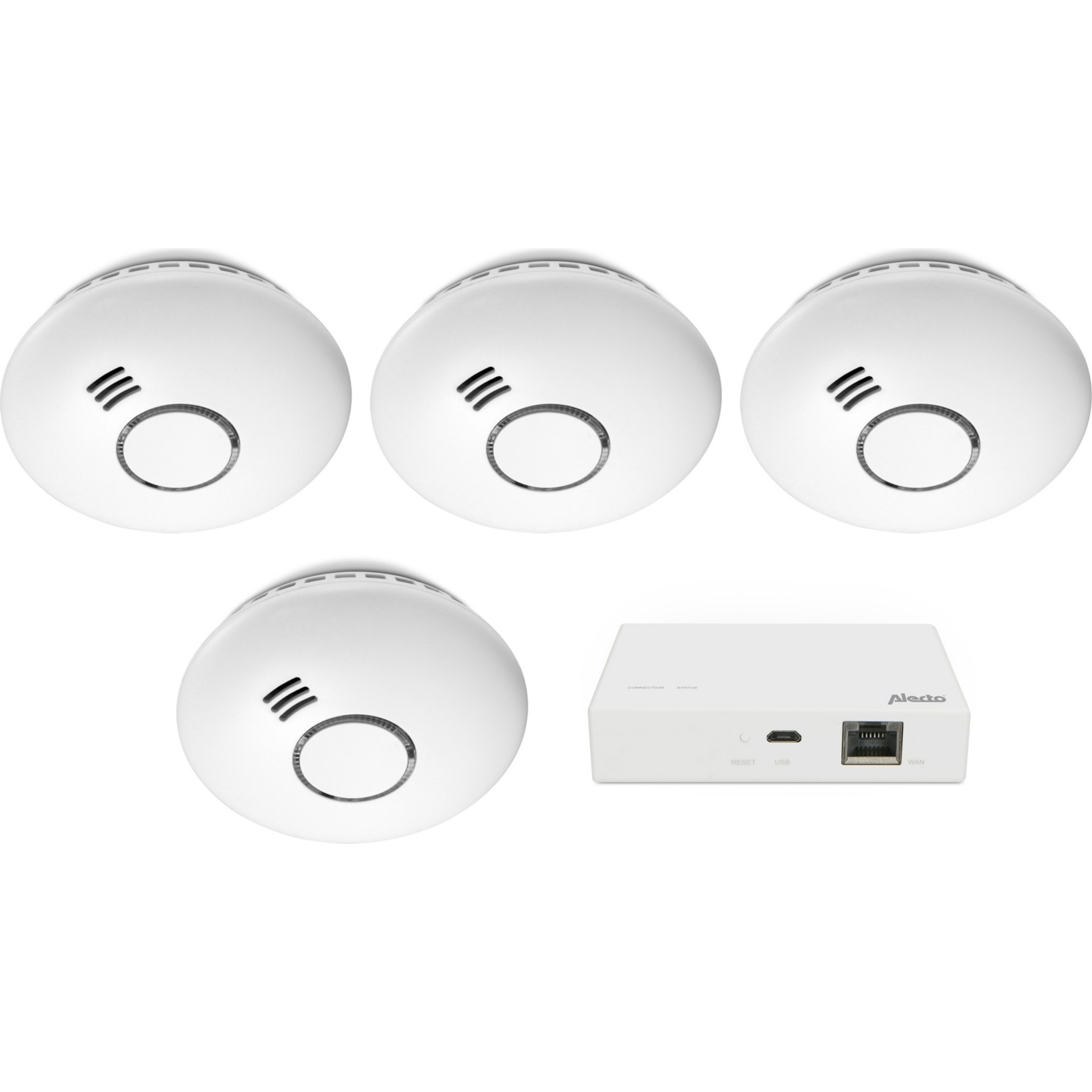 Détecteur de fumée ALECTO SMART-SMOKE10 SET 4