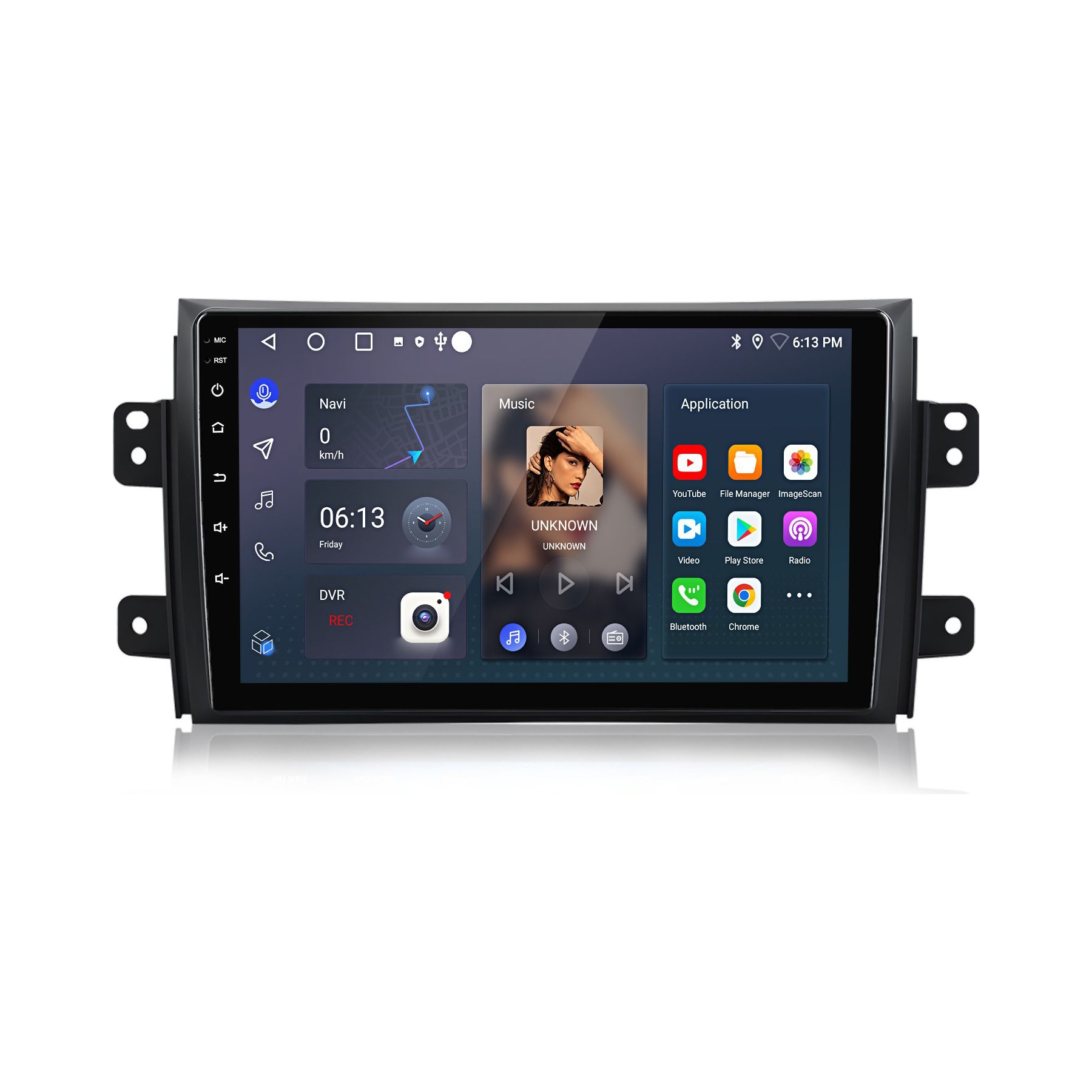 Autoradio connecté JUNSUN pour SUZUKI SX4 2006-2013 64G Carplay