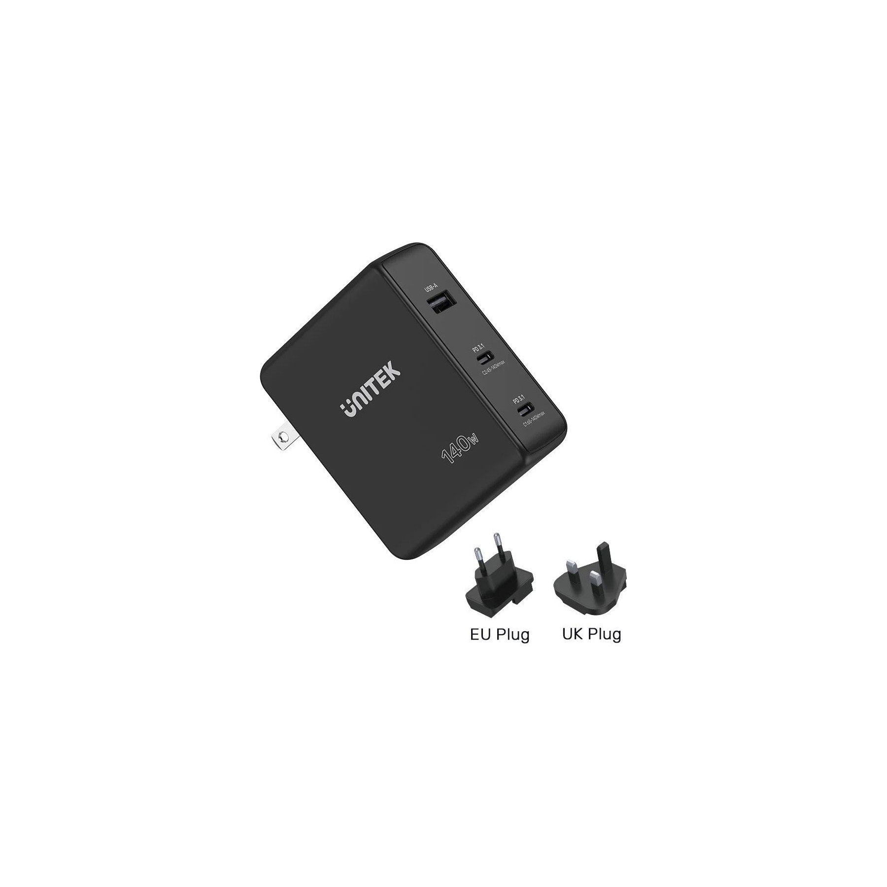 Chargeur secteur UNITEK Chargeur secteur USB-C / USB PD 3.1 GaN
