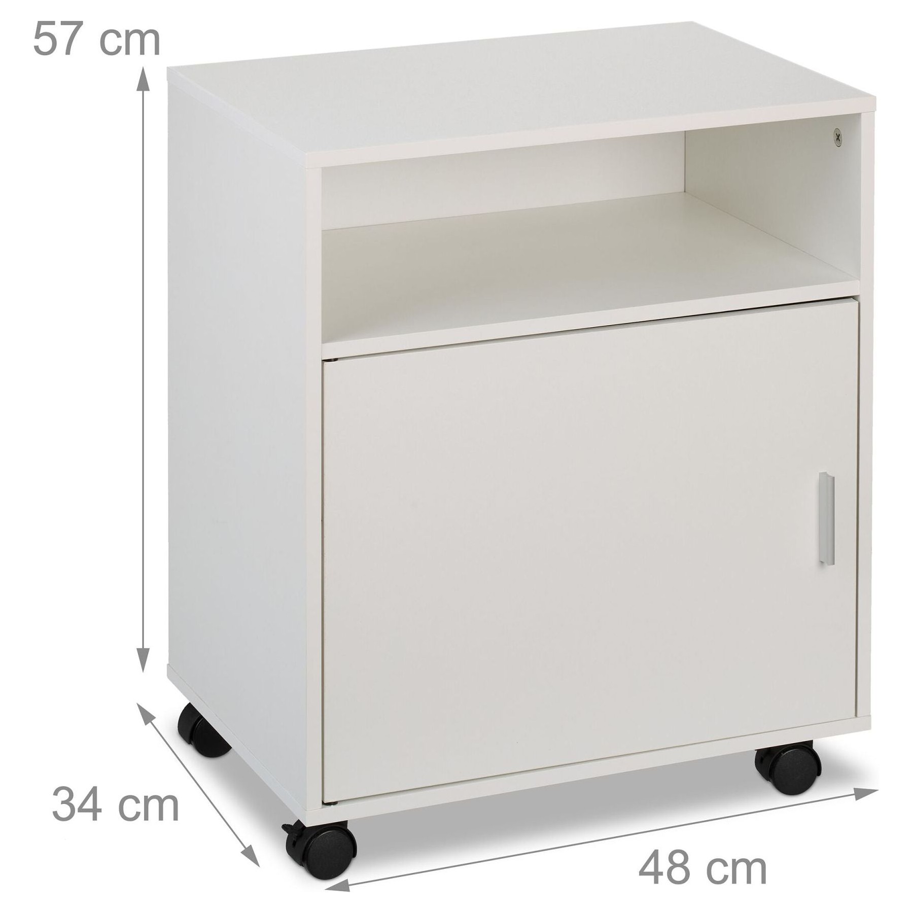 Armoire HELLOSHOP26 Caisson à roulettes pratique pour bureau