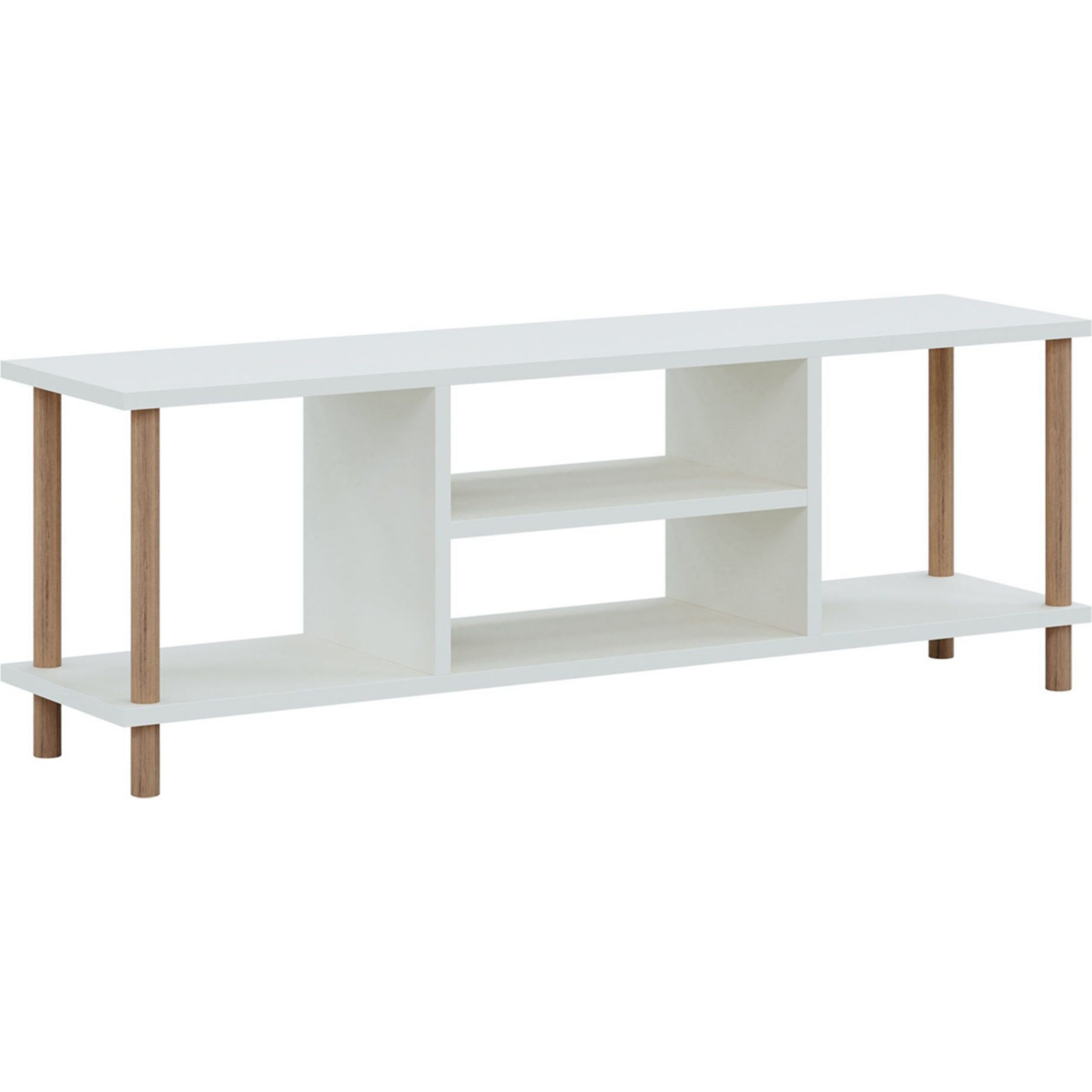 Meuble TV HELLOSHOP26 Meuble TV avec espace de rangement 43 x