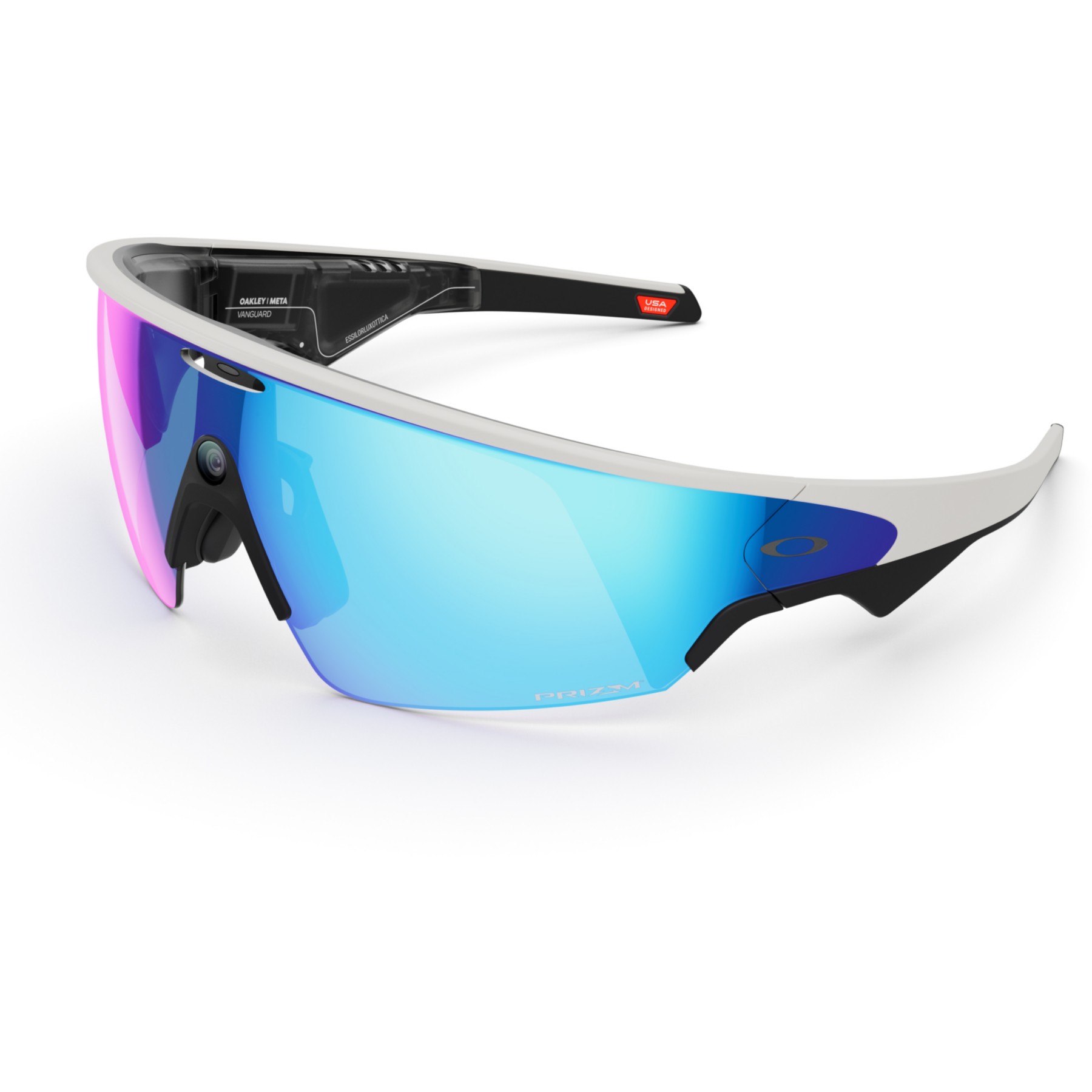Lunettes connectées META Oakley Vanguard Blanc Prizm™ Sapphire
