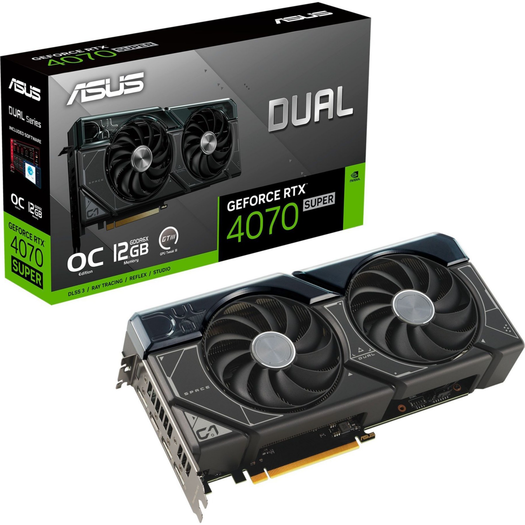 Carte graphique ASUS GeForce RTX 4070 SUPER DUAL