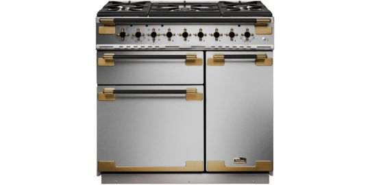 Piano de cuisson gaz FALCON ELISE LUXE  TAB GAZ 90 CMINOX et NOIR L