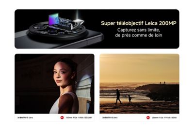 Smartphone XIAOMI 15 Ultra conçu avec Leica 512Go Chrome