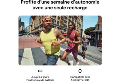 Bracelet connecté FITBIT Charge 6 champagne Gold et Corail
