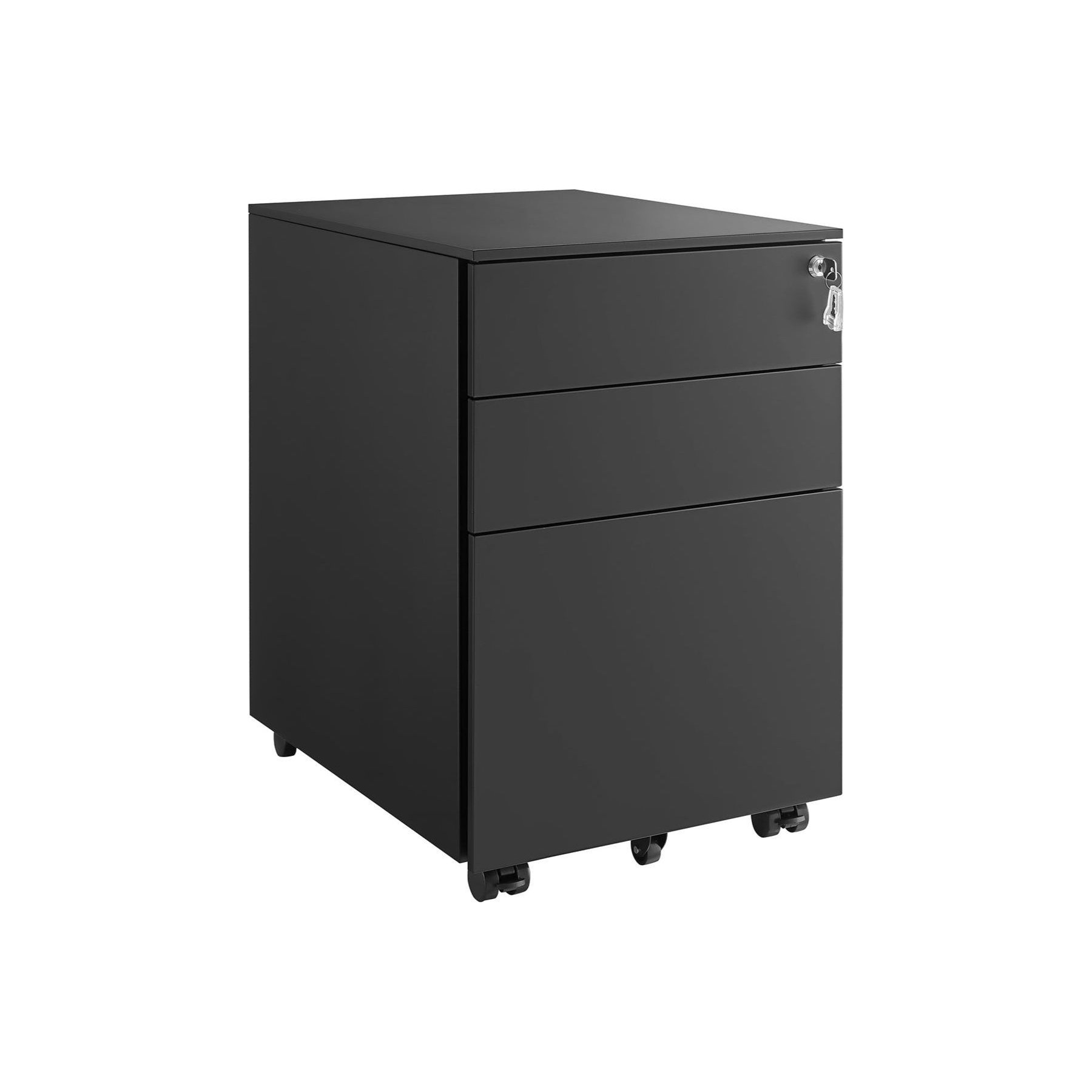 Armoire HELLOSHOP26 Caisson de bureau à roulettes avec 3 tir