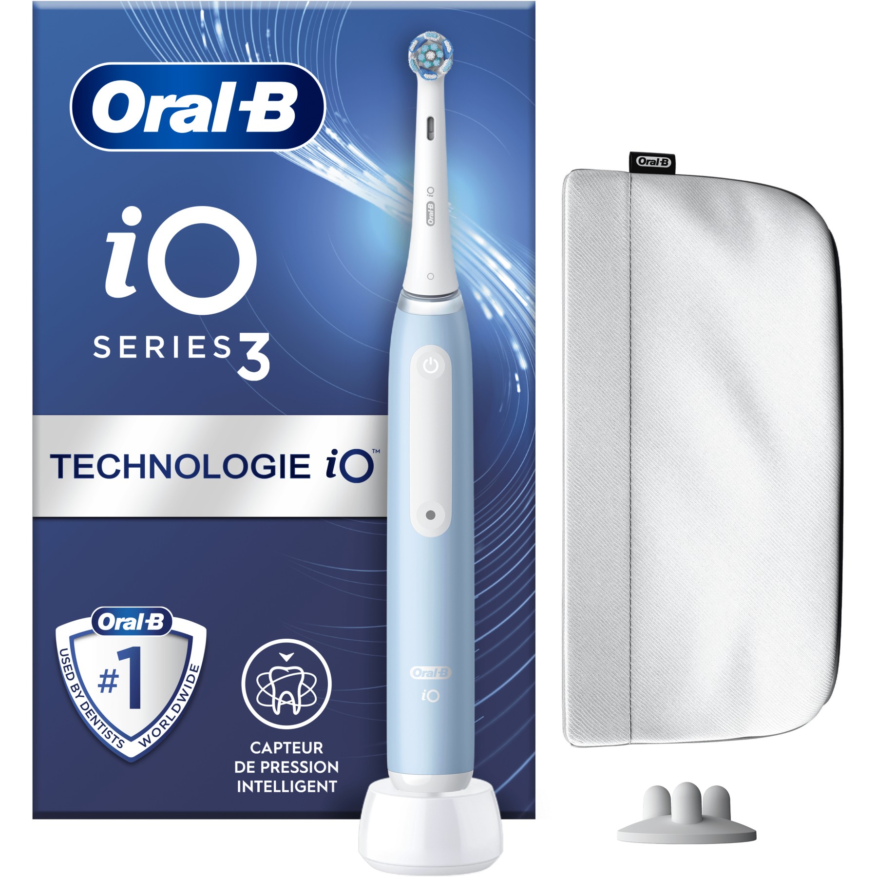 Brosse à dents électrique ORAL-B iO 3 Bleue edition cadeau