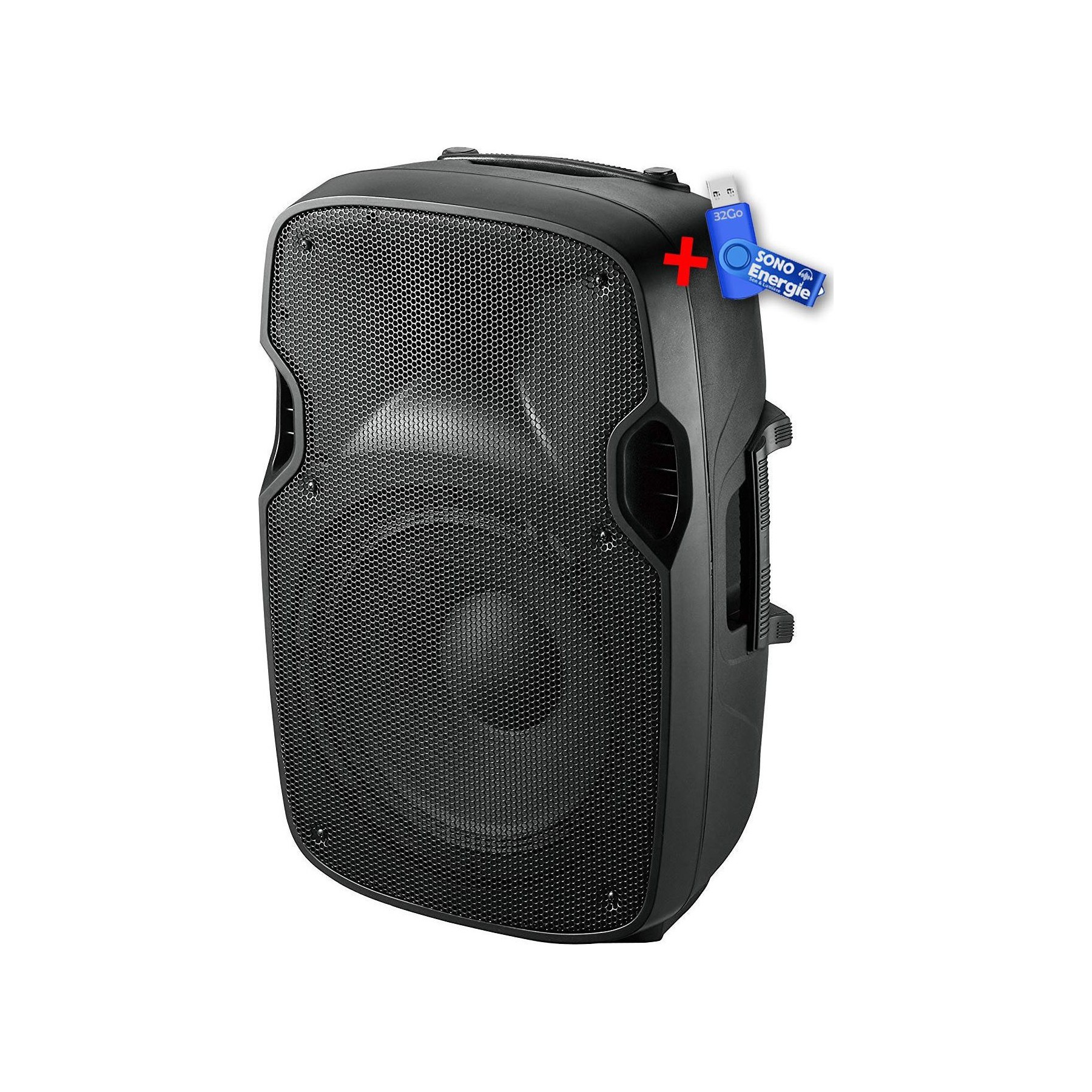 Enceinte sono KOOL SOUND ACTIVE 10"/25cm - 300W+Clé USB 32G