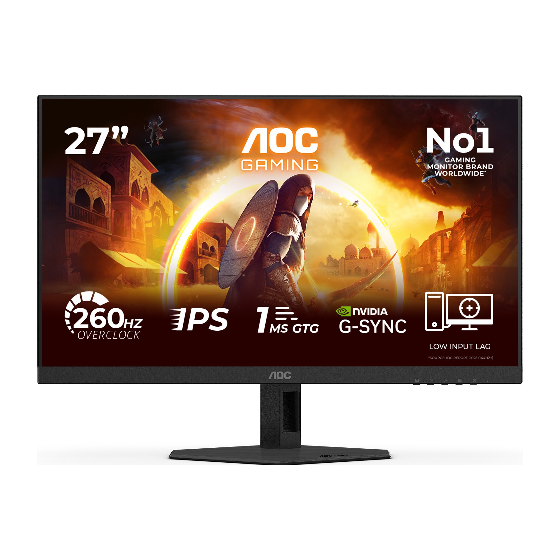 Hub USB C AOC 27G4ZRE Fast IPS 260Hz