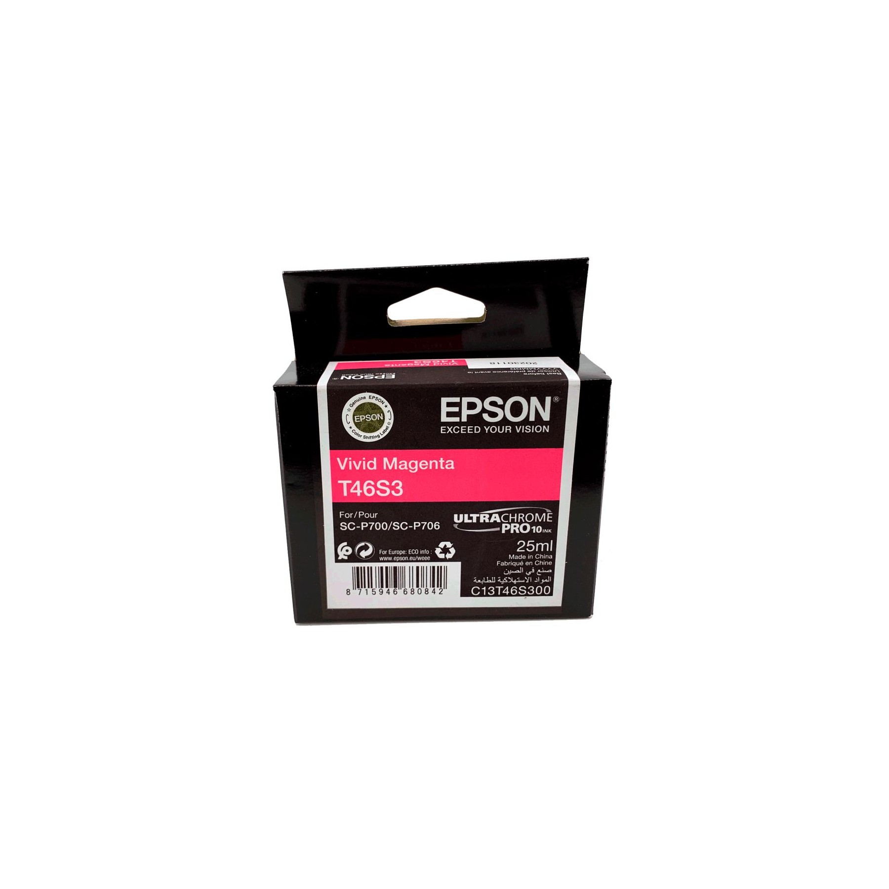 Cartouche d'encre EPSON T46S3 Vivid Magenta