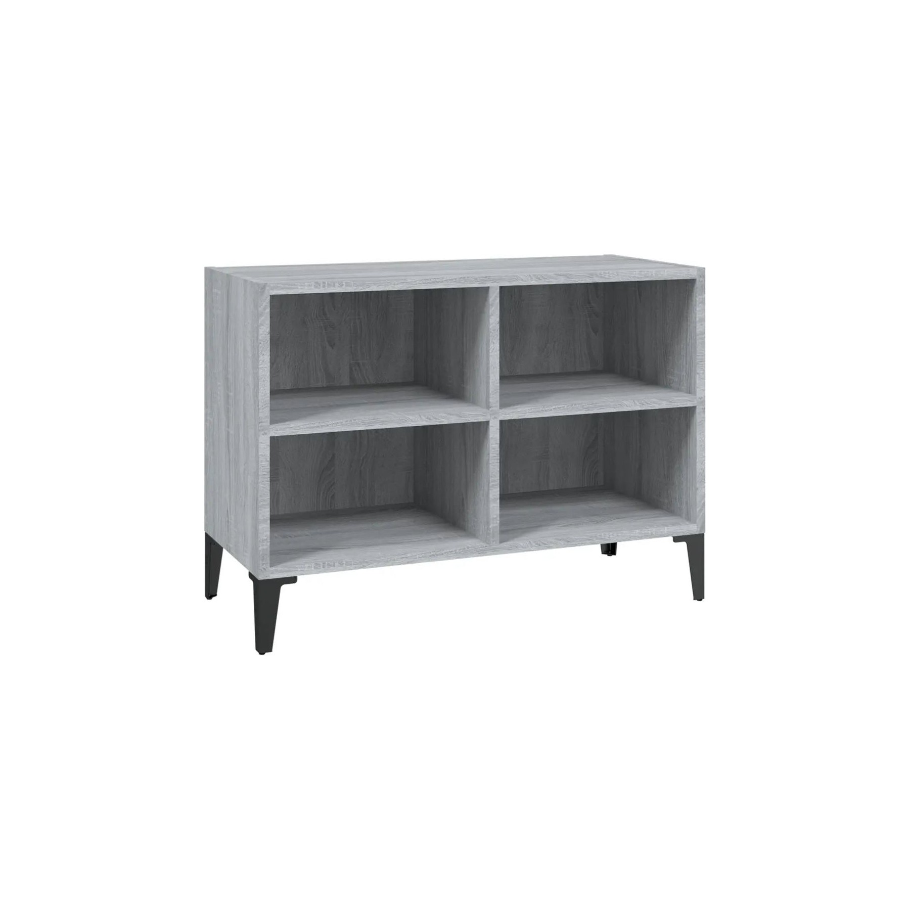 Meuble TV HELLOSHOP26 Meuble TV avec 4 compartiments moderne s