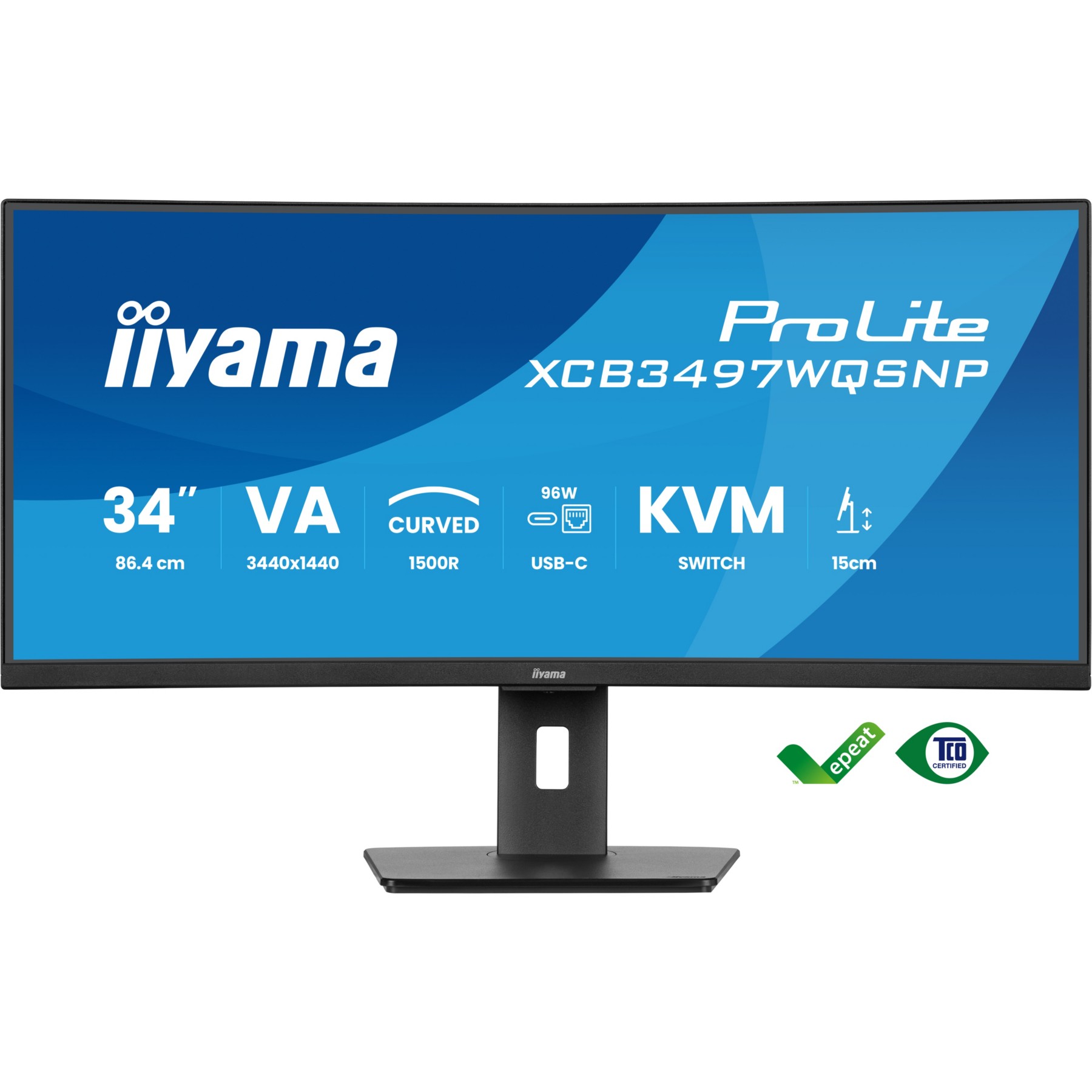 Ecran PC IIYAMA PROLITE XCB3497WQSNP-B1 34''