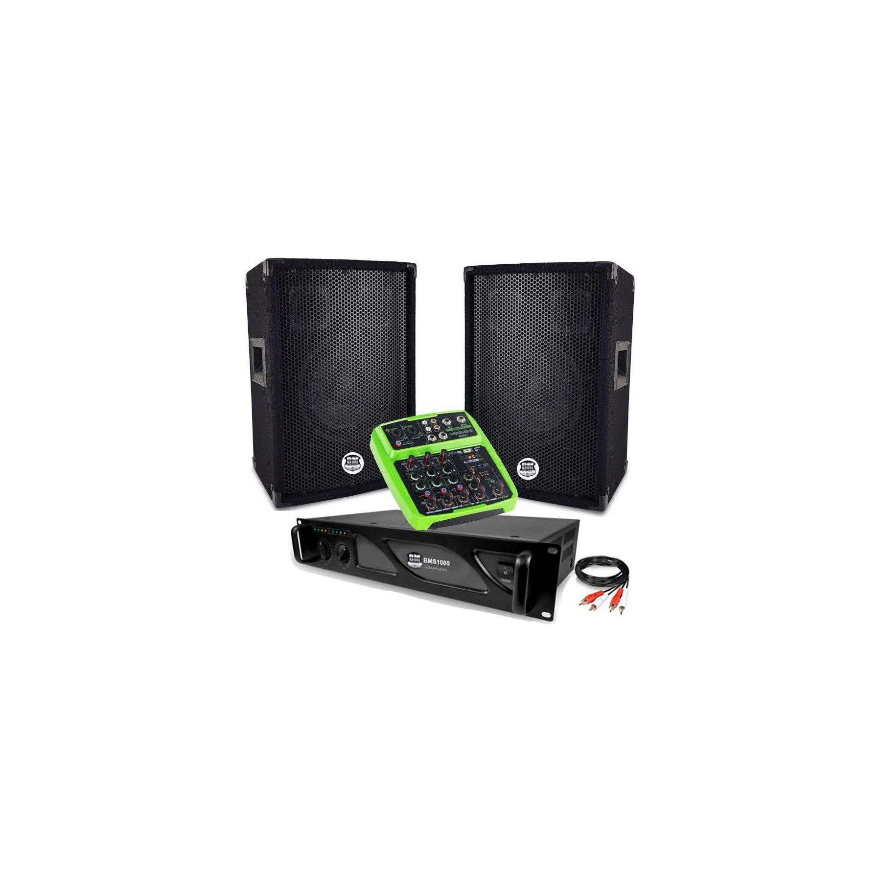 Pack sono BM SONIC complet ampli  enceinte et table 1000W