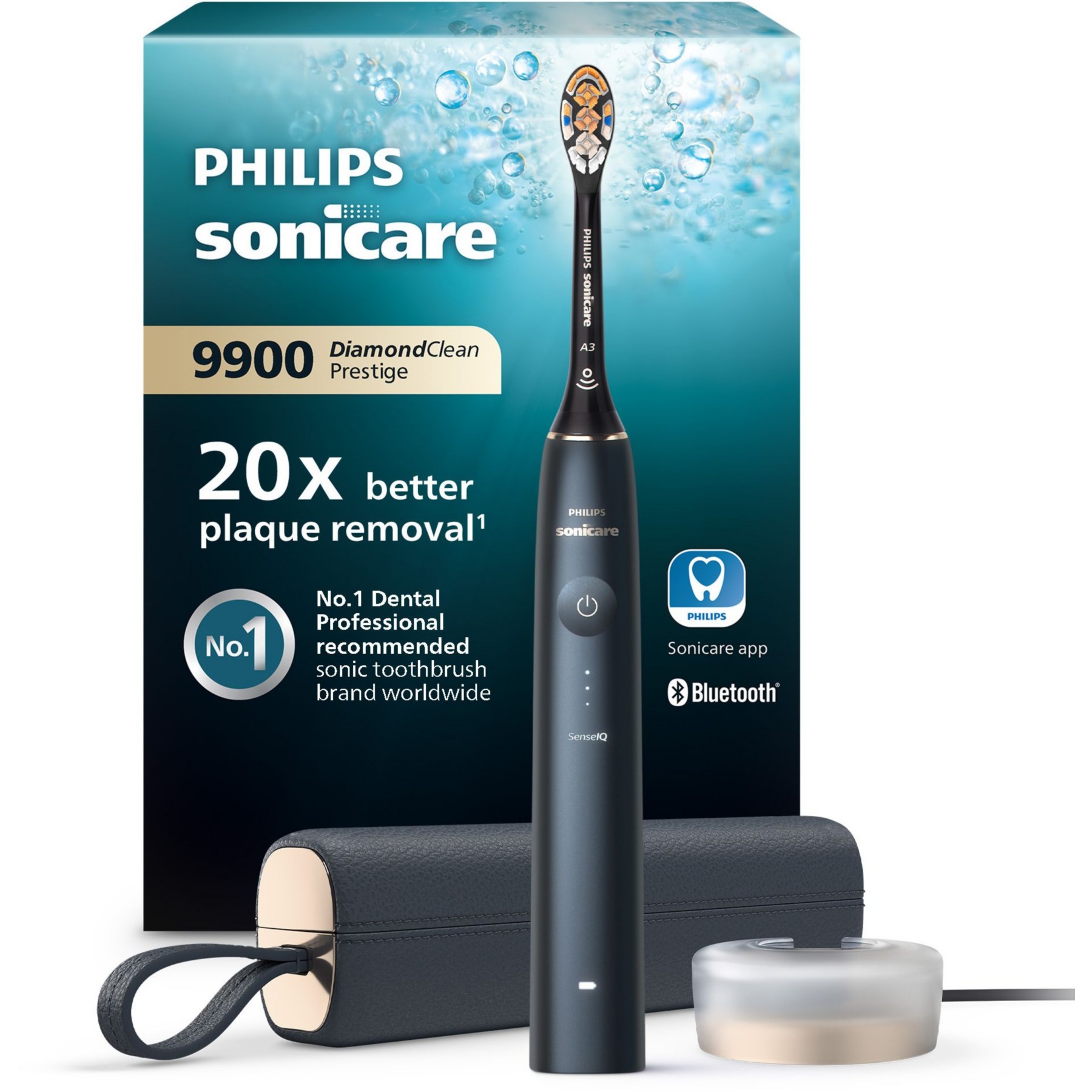 Brosse à dents électrique PHILIPS Sonicare Diamondclean Prestige 9900 HX9992/12
