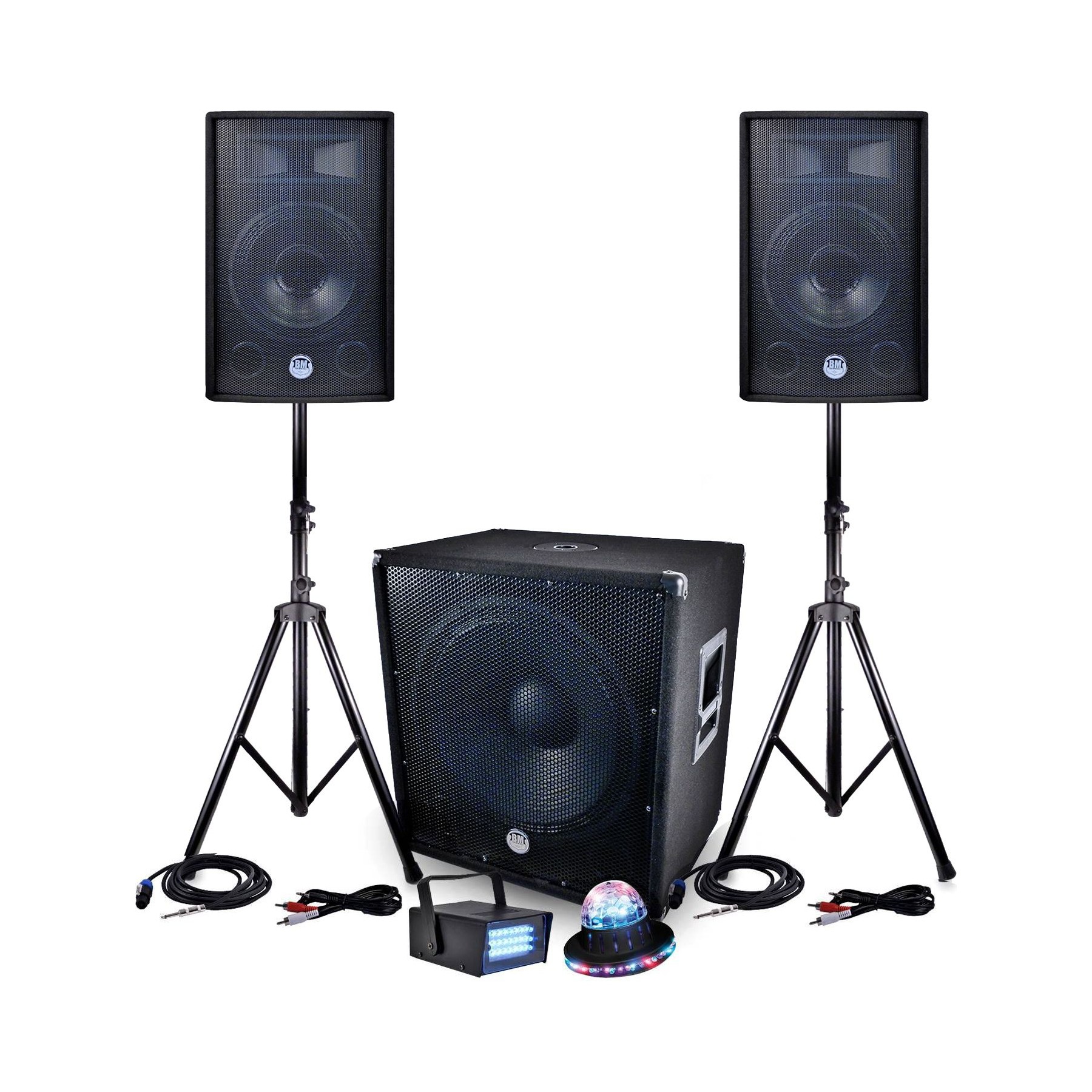 Pack sono BM SONIC Sono BMS-1812 2400W SUB 46cm - 2 enceint