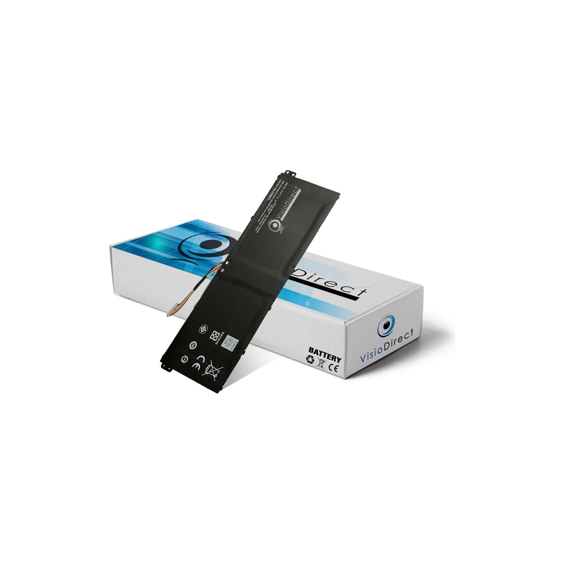 VISIODIRECT Batterie pour 2ICP4/80/104  ACER 7.4V