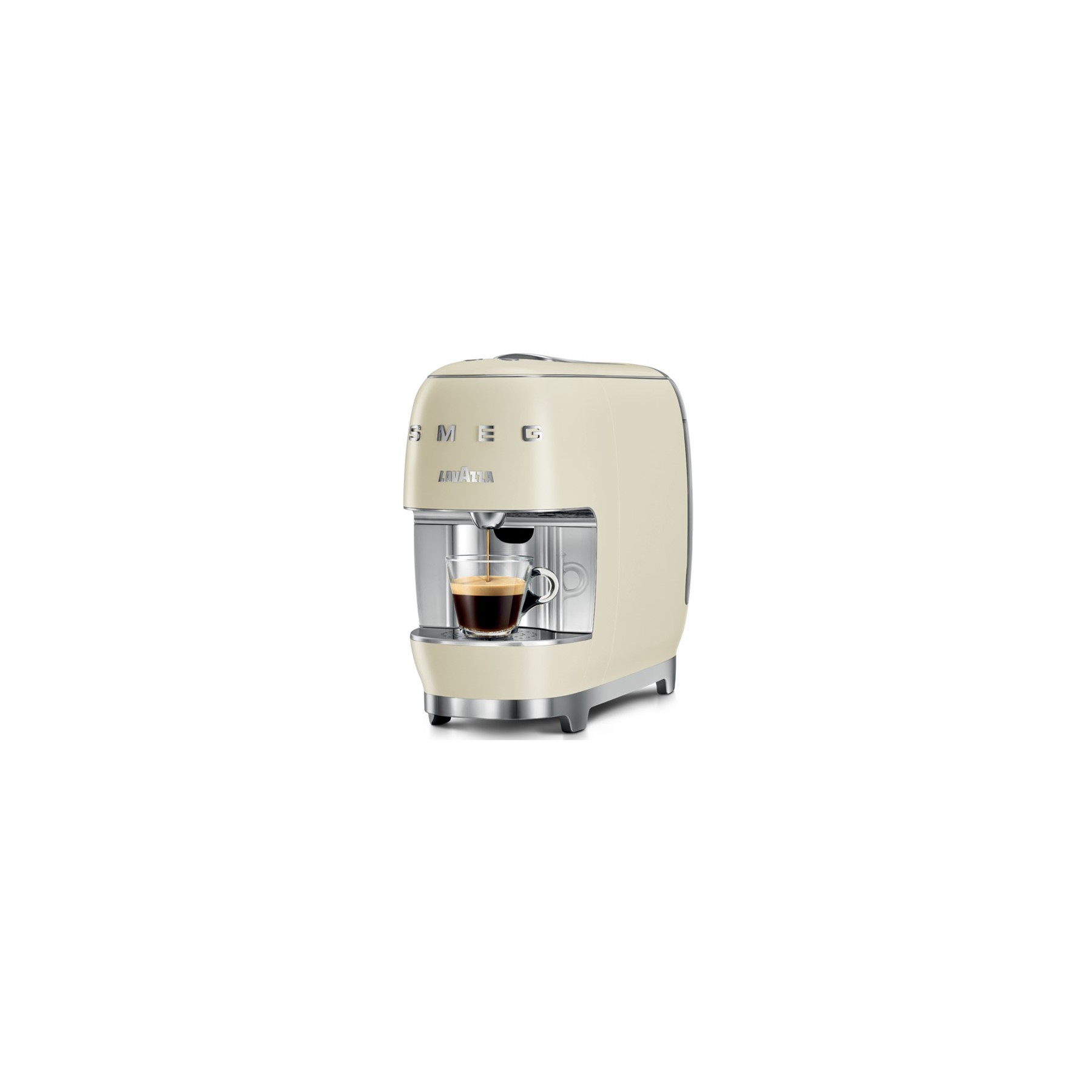 Cafetière à dosette LAVAZZA Smeg crème
