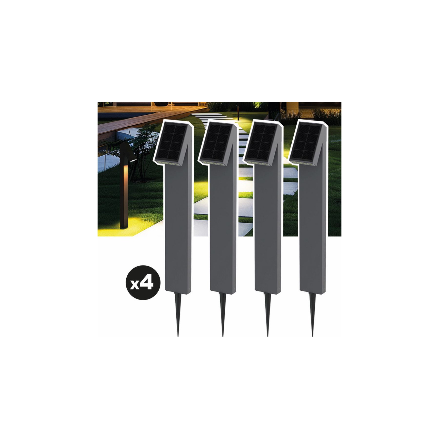 Balise solaire E.ZILIGHT EZIlight® Solar Way S15