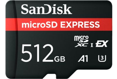 Carte Micro SD SANDISK EXPRESS 512GB SWITCH