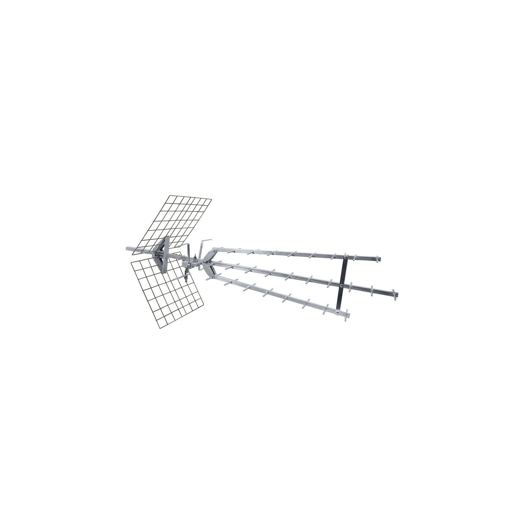 Antenne extérieure METRONIC Antenne d'extérieur UHF amplifiée 43 dB