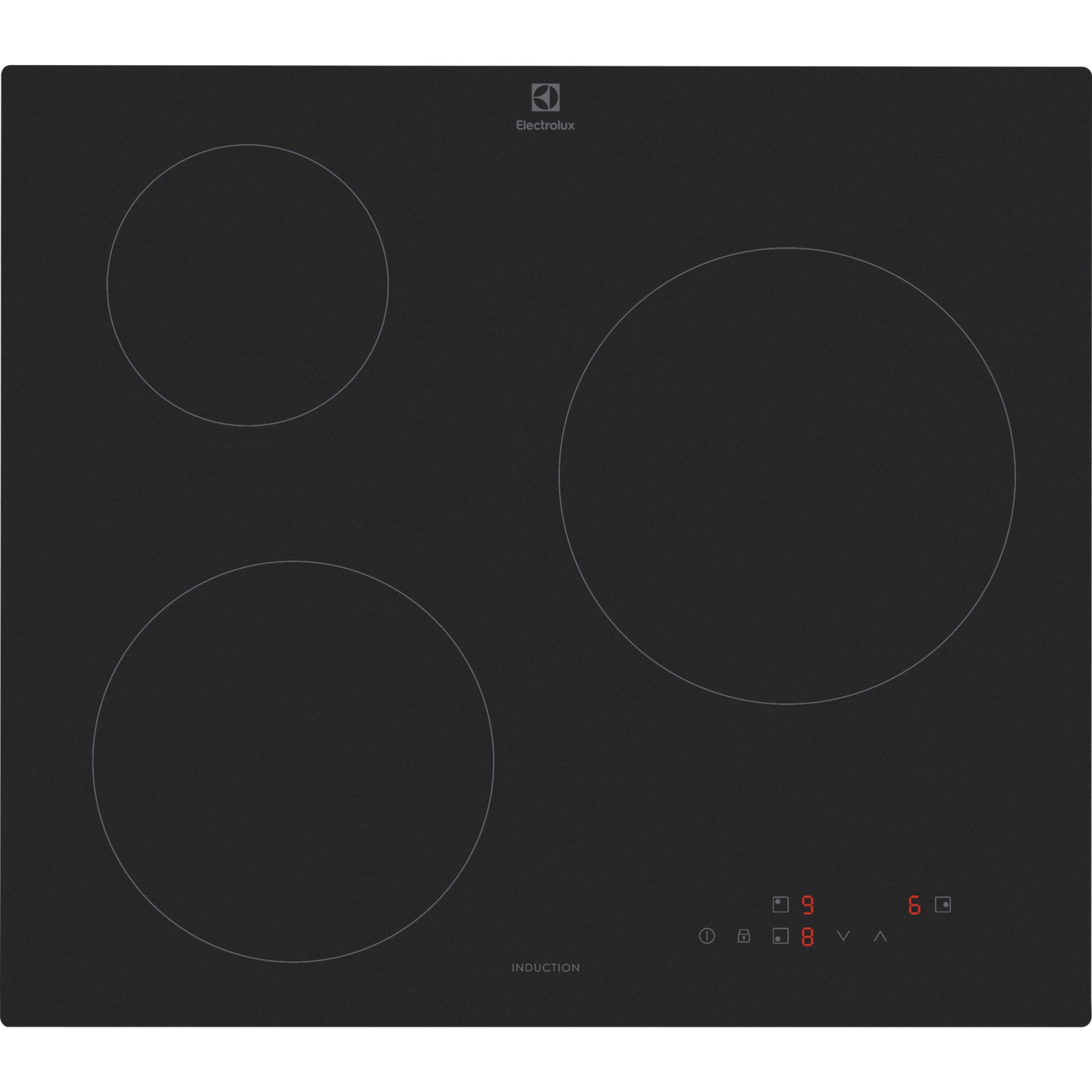 Plaque induction ELECTROLUX LIB60320CL Matt - Finition Noir Mat 3 foyers