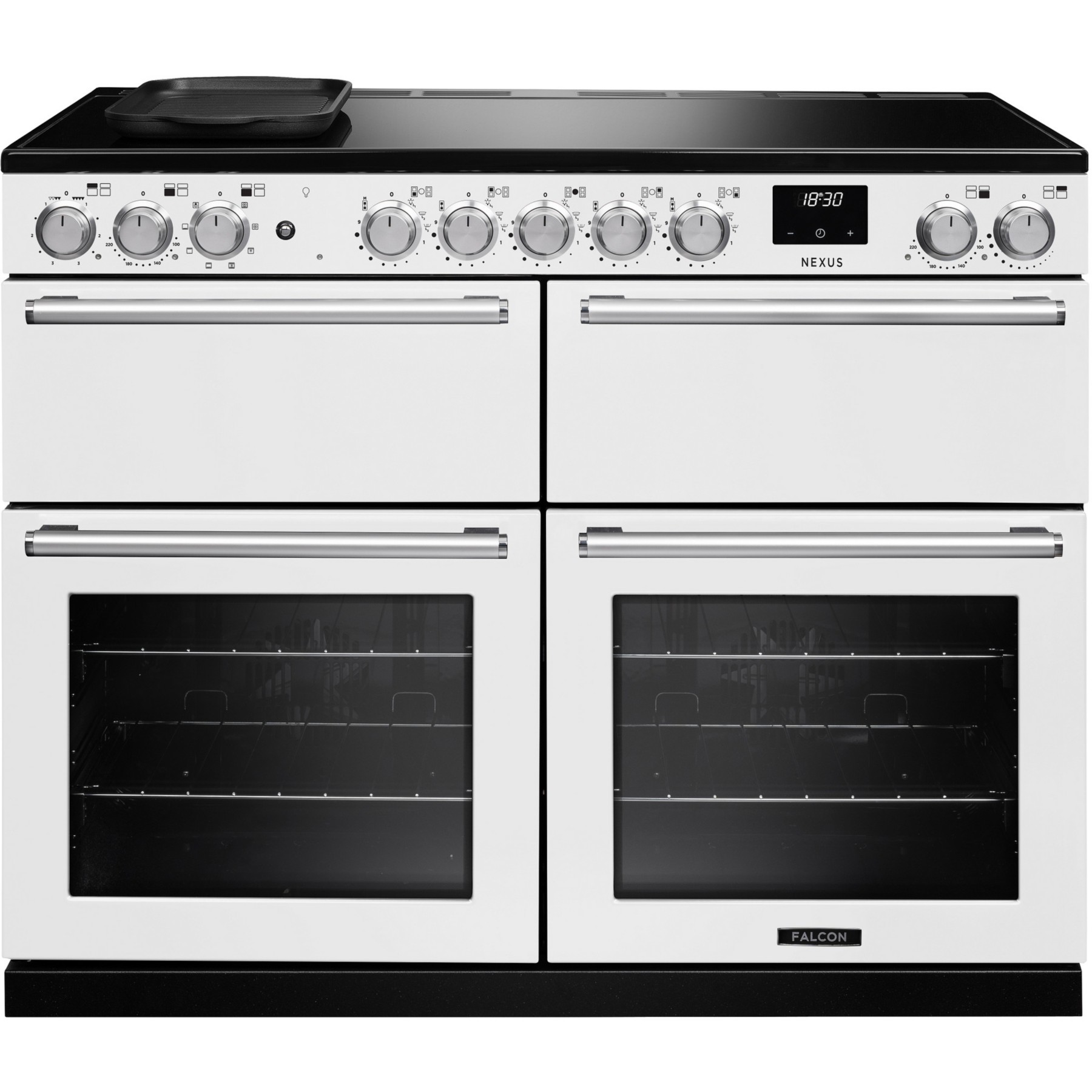 Piano de cuisson induction FALCON NEXUS NGC BC  TAB IND 110 CM BLANC CHROM