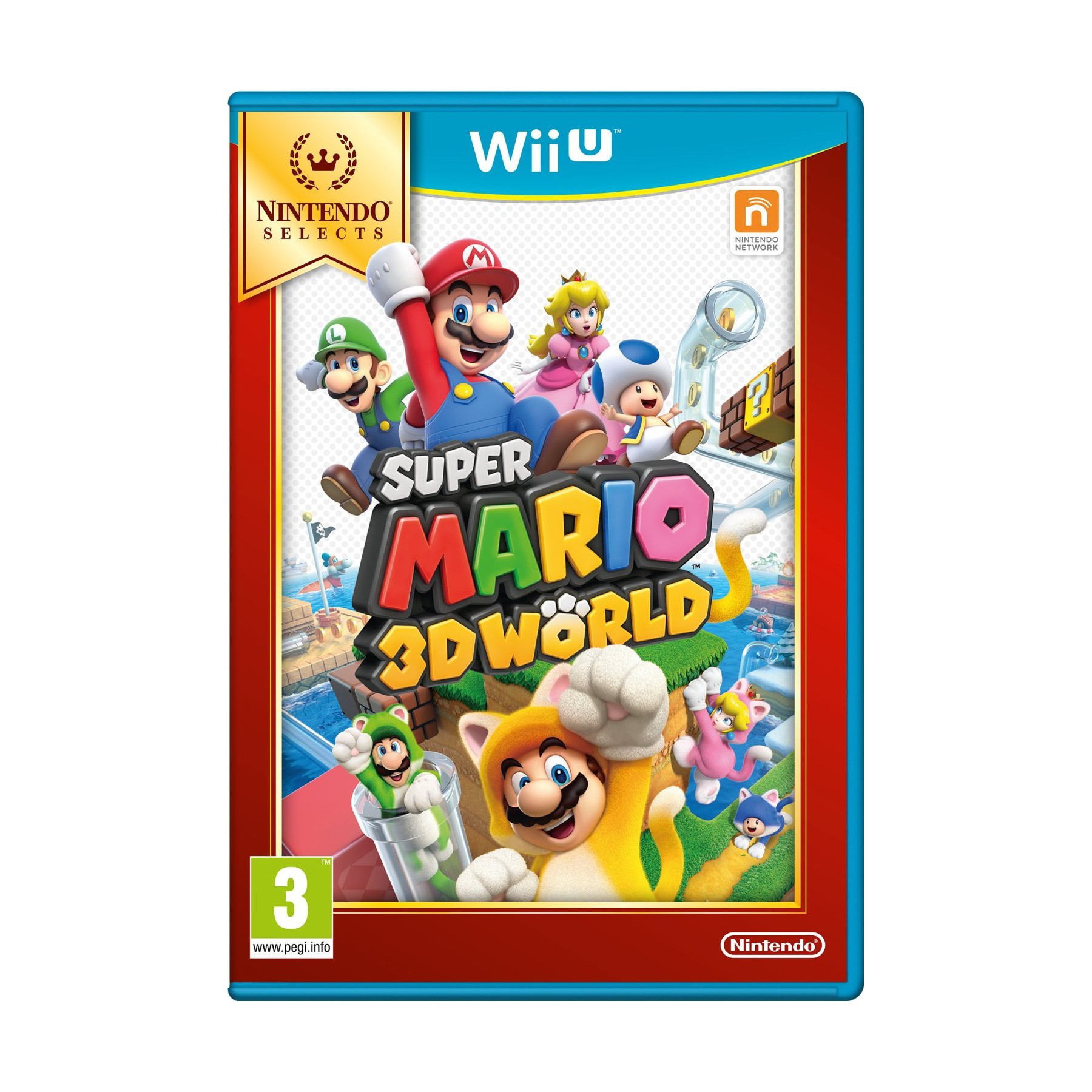 Jeu Wii U NINTENDO Super Mario 3D World Selects
