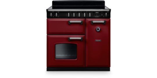 Piano de cuisson induction FALCON NGC TAB IND 90 CM BORDEAUX CHROME