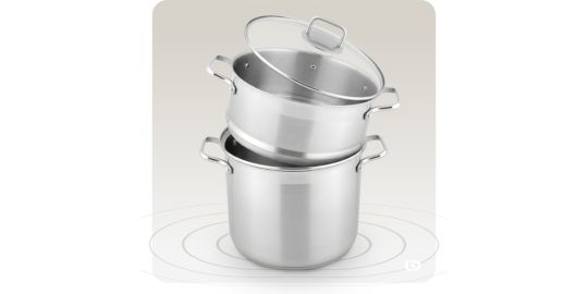 Couscoussier ESSENTIELB 26cm inox avec couvercle