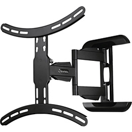 Support mural TV HAMA orientable, 165 cm (65"), 2 bras, Noir