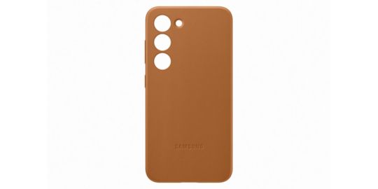 Coque SAMSUNG S23 cuir Camel