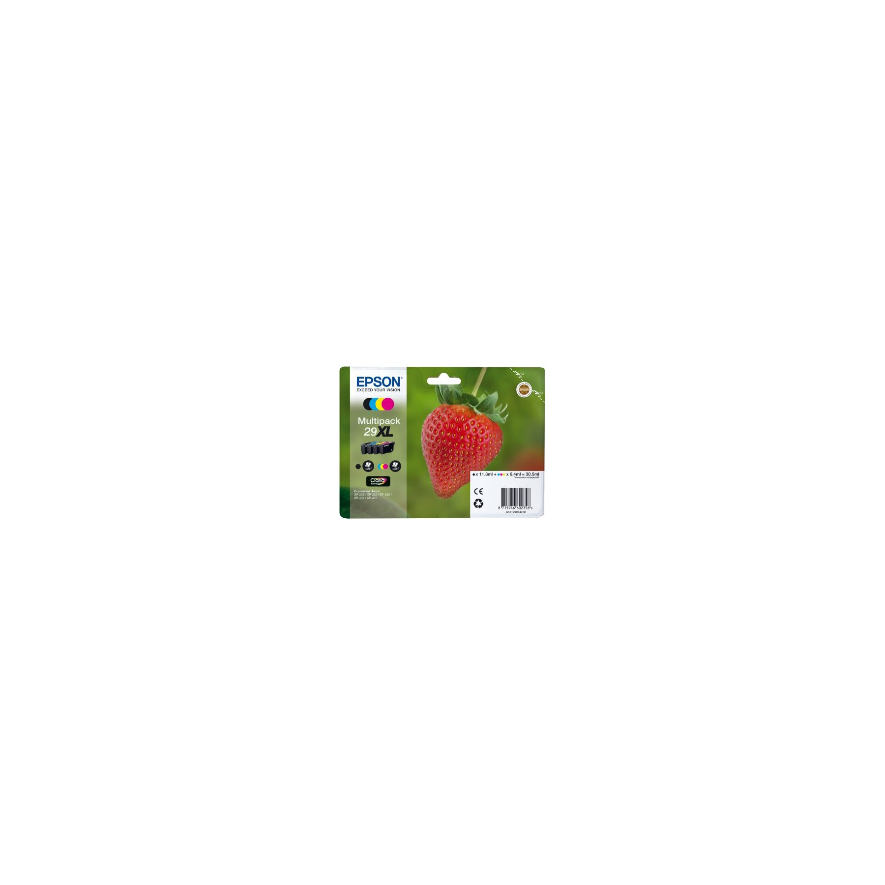 Cartouche d'encre EPSON Pack Multipack 4 Originales T2996 XL (Noir + 3 Couleurs) - C13T29964010