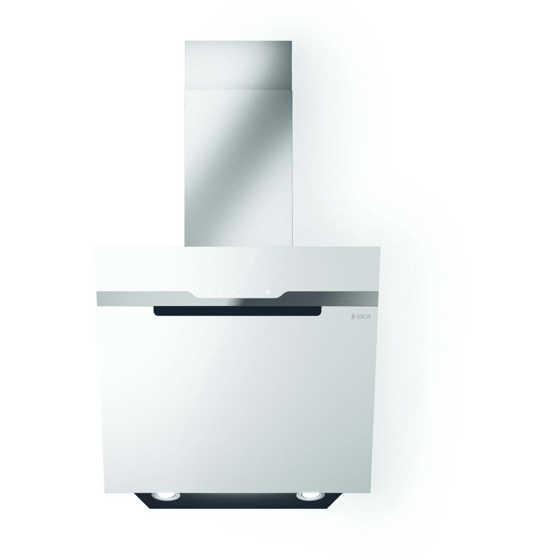 Hotte décorative murale inclinée ELICA MAJESTIC WH/A/60
