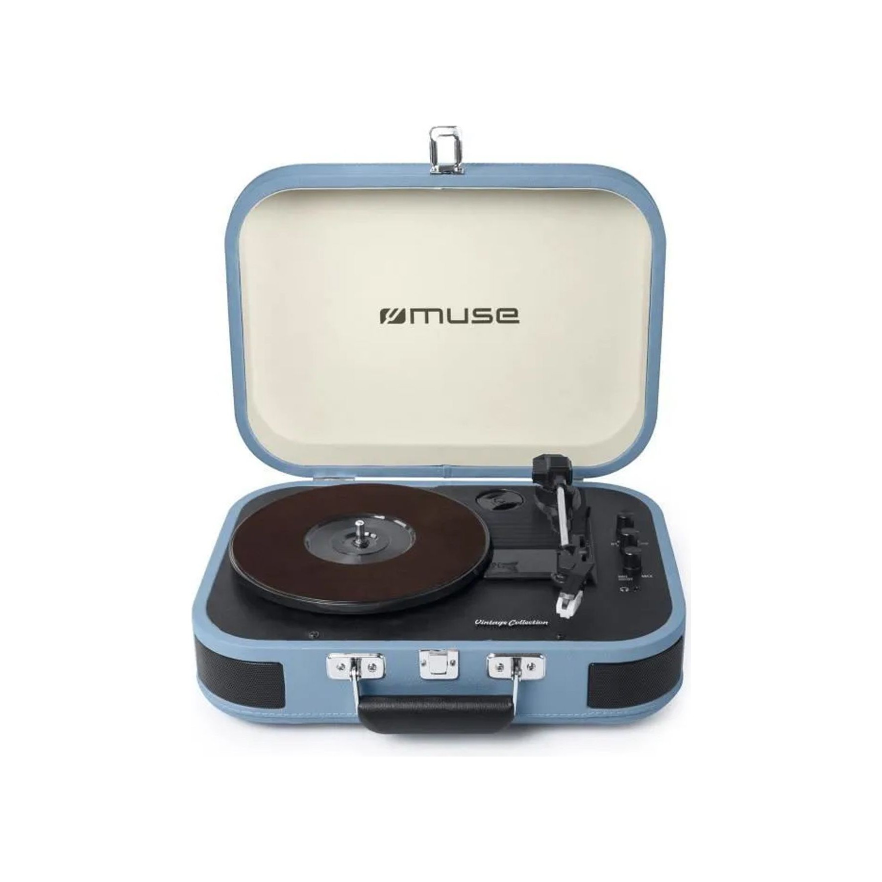 Platine vinyle MUSE Platine vinyle stéréo bleue clair 33/45/