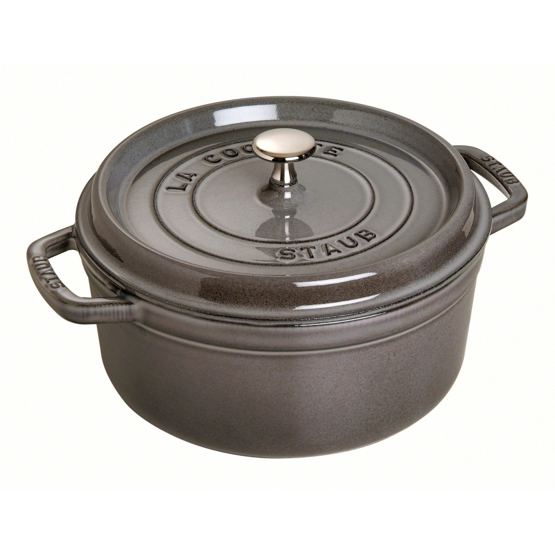 Cocotte STAUB Ø24 gris graphite