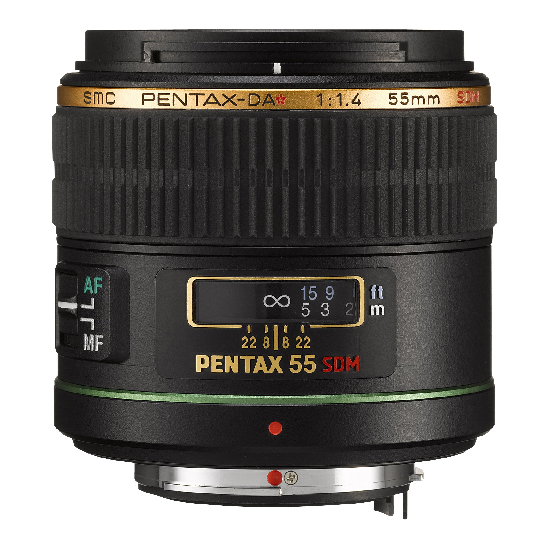 Objectif pour Reflex PENTAX SMC DA 55mm f/1.4 SDM