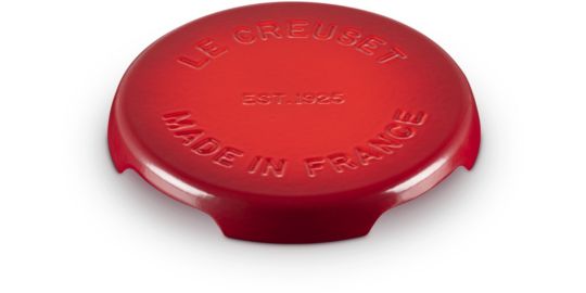 Dessous de plat LE CREUSET rond collection barbecue 22cm cerise