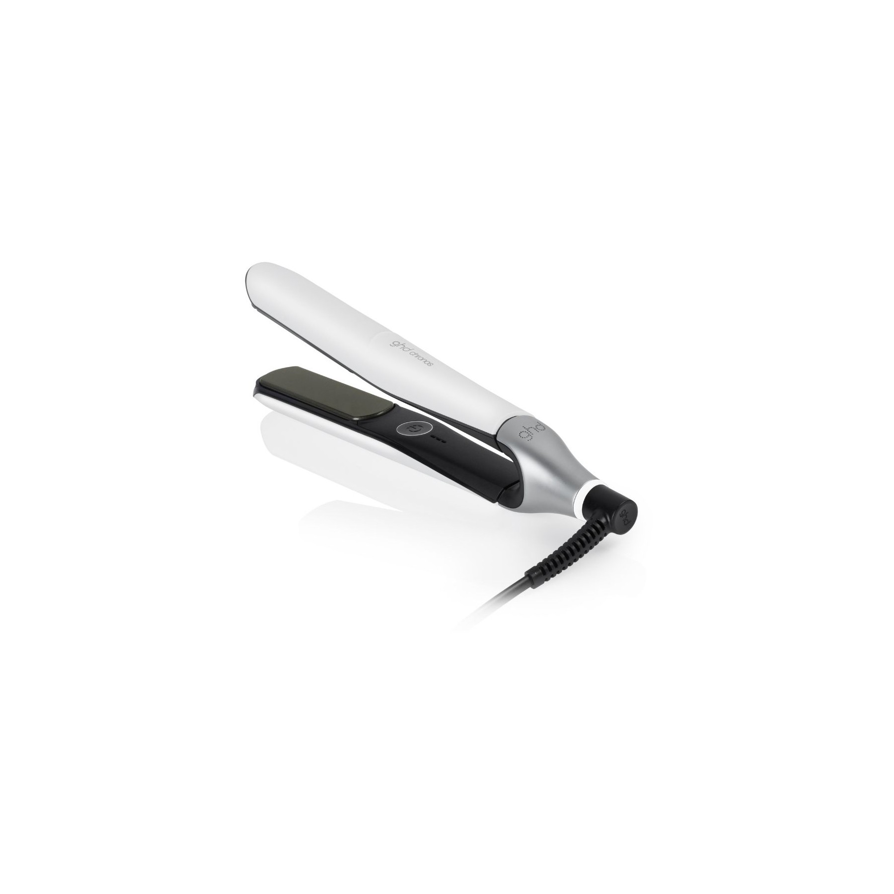 Lisseur GHD Chronos blanc : coiffage haute définition 3x plus rapide pour des résultats brillants et durables